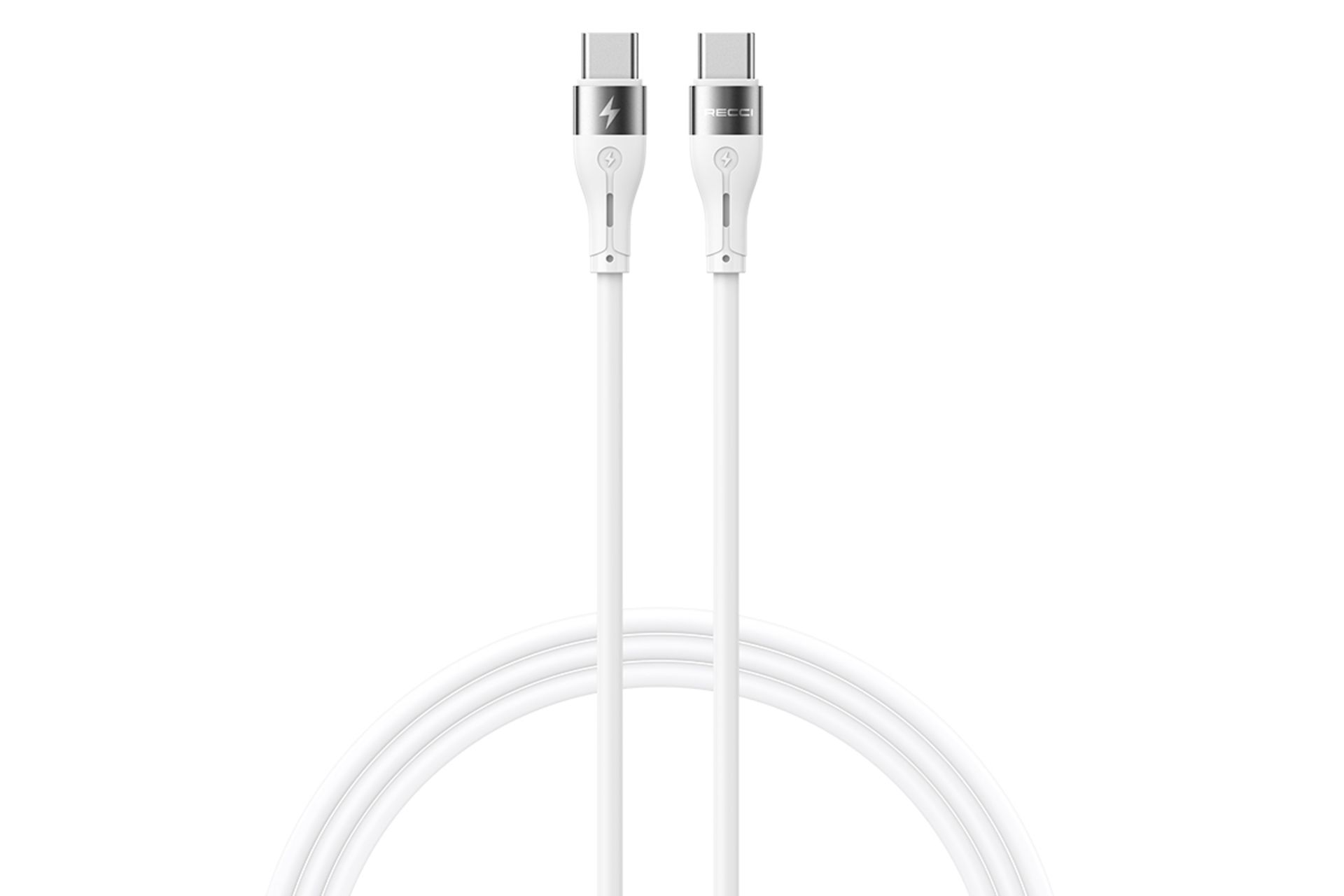 کابل شارژ USB رسی Type-C به Type-C مدل RS11CC با طول 1 متر