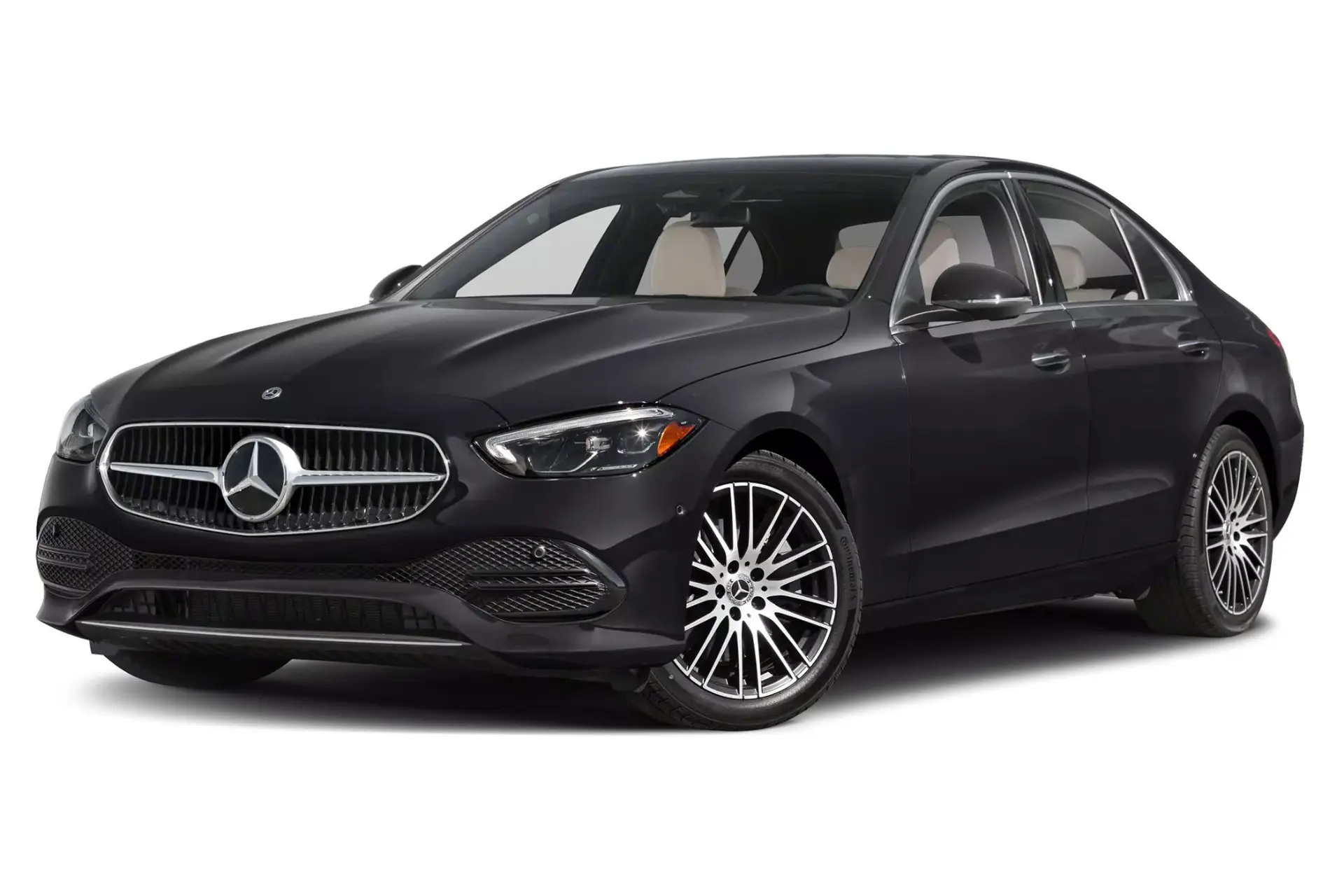 مرجع متخصصين ايران خودرو مرسدس بنز سي كلاس Mercedes Benz C200 L 2024 نماي جلو رنگ مشكي