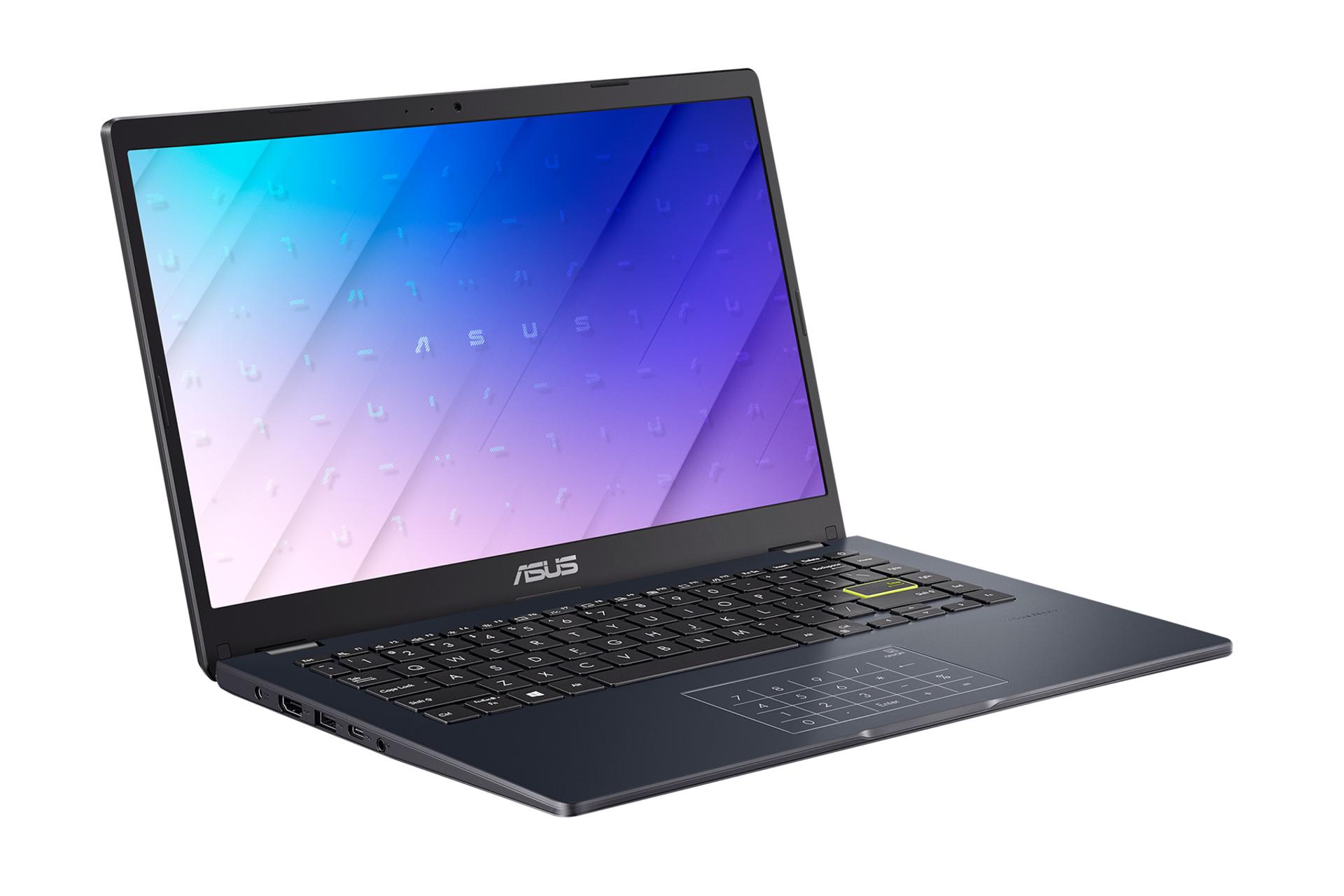 لپ تاپ ایسوس ASUS Vivobook Go 14 E410KA نمای جلو و چپ