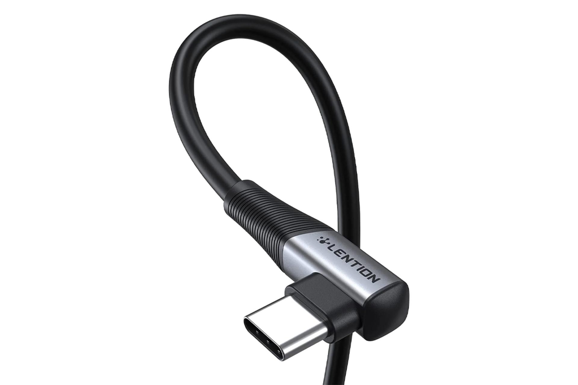 کانکتور و اتصال کابل شارژ USB لنشن Type-A به Type-C مدل ACE-3A با طول 3 متر