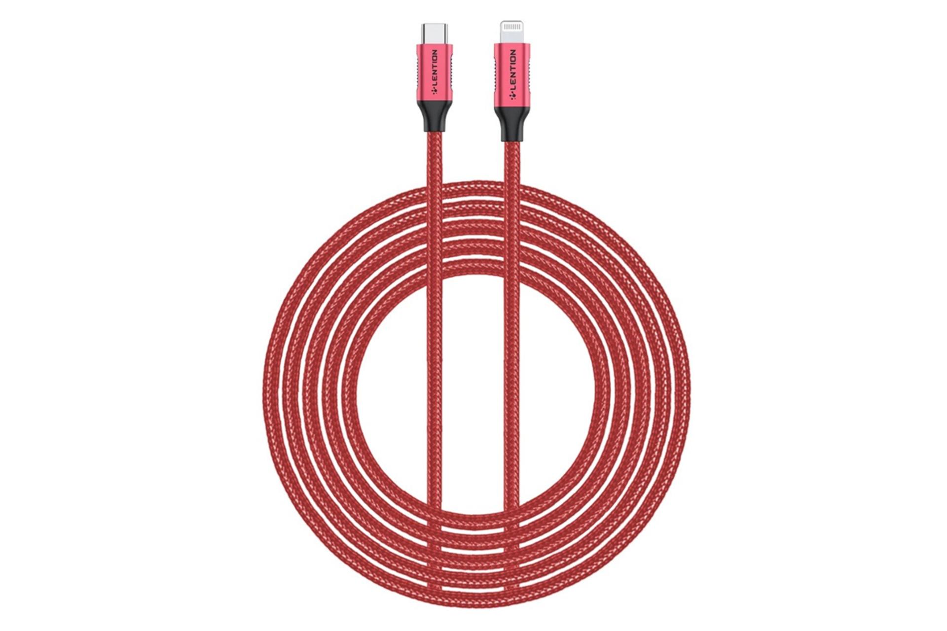 کابل شارژ USB لنشن Type-C به Lightning مدل CLN-3A2M با طول 2 متر