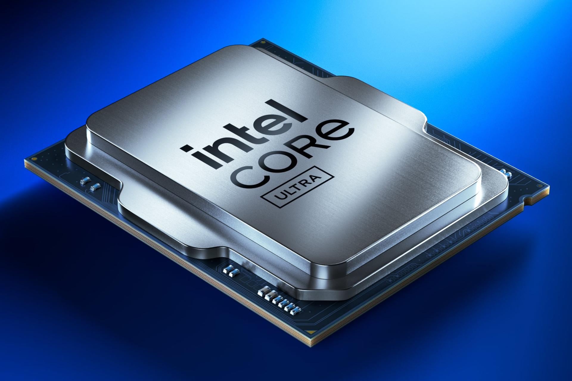 نمای جانبی پردازنده اینتل سری Intel Core Ultra 200S