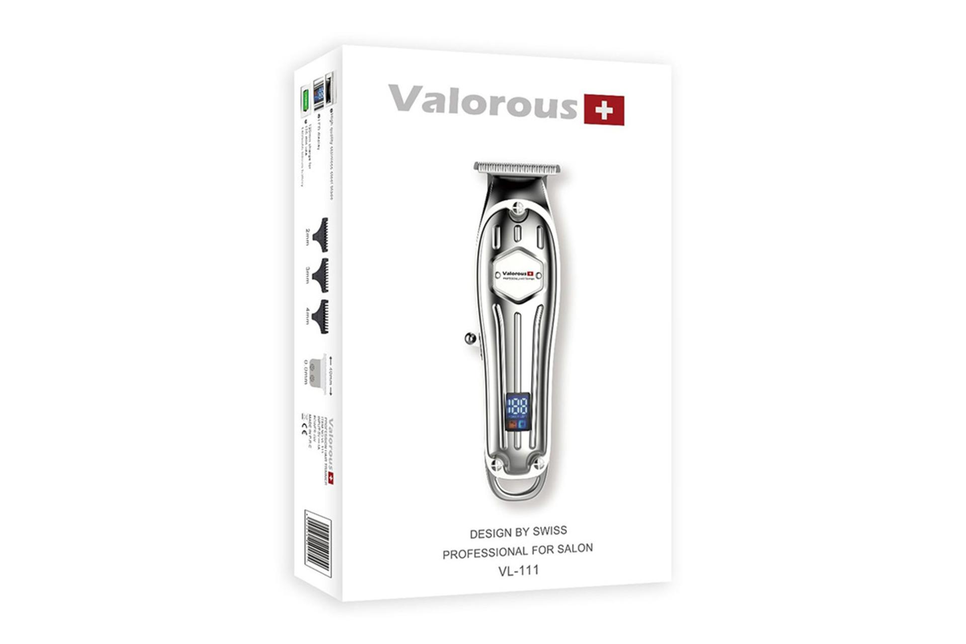 ماشین اصلاح و ریش تراش والوروس Valorous VL-111 جعبه و بسته بندی