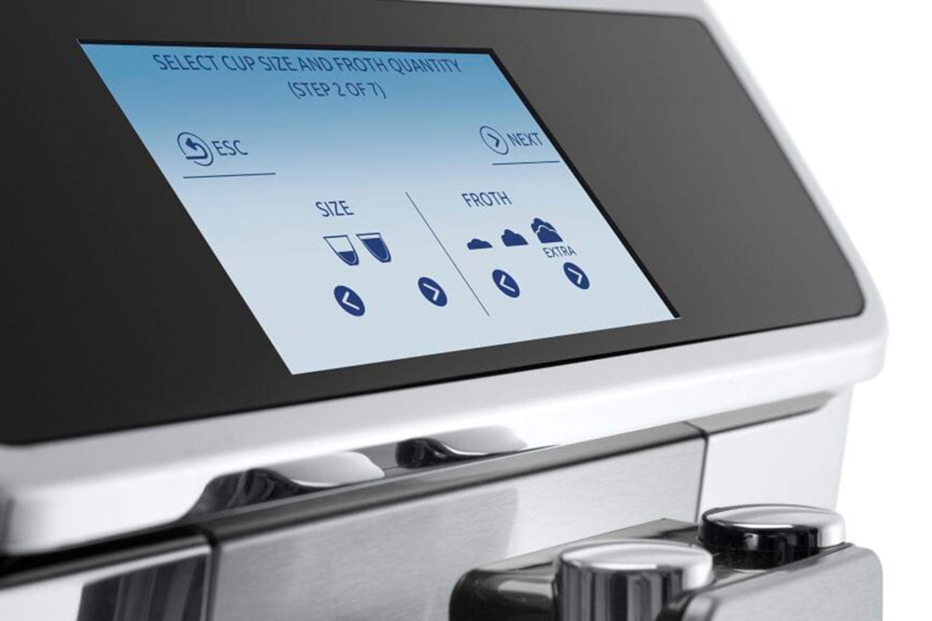 مرجع متخصصين ايران نمايشگر اسپرسو ساز دلونگي Delonghi PrimaDonna Elite Experience 85.MS