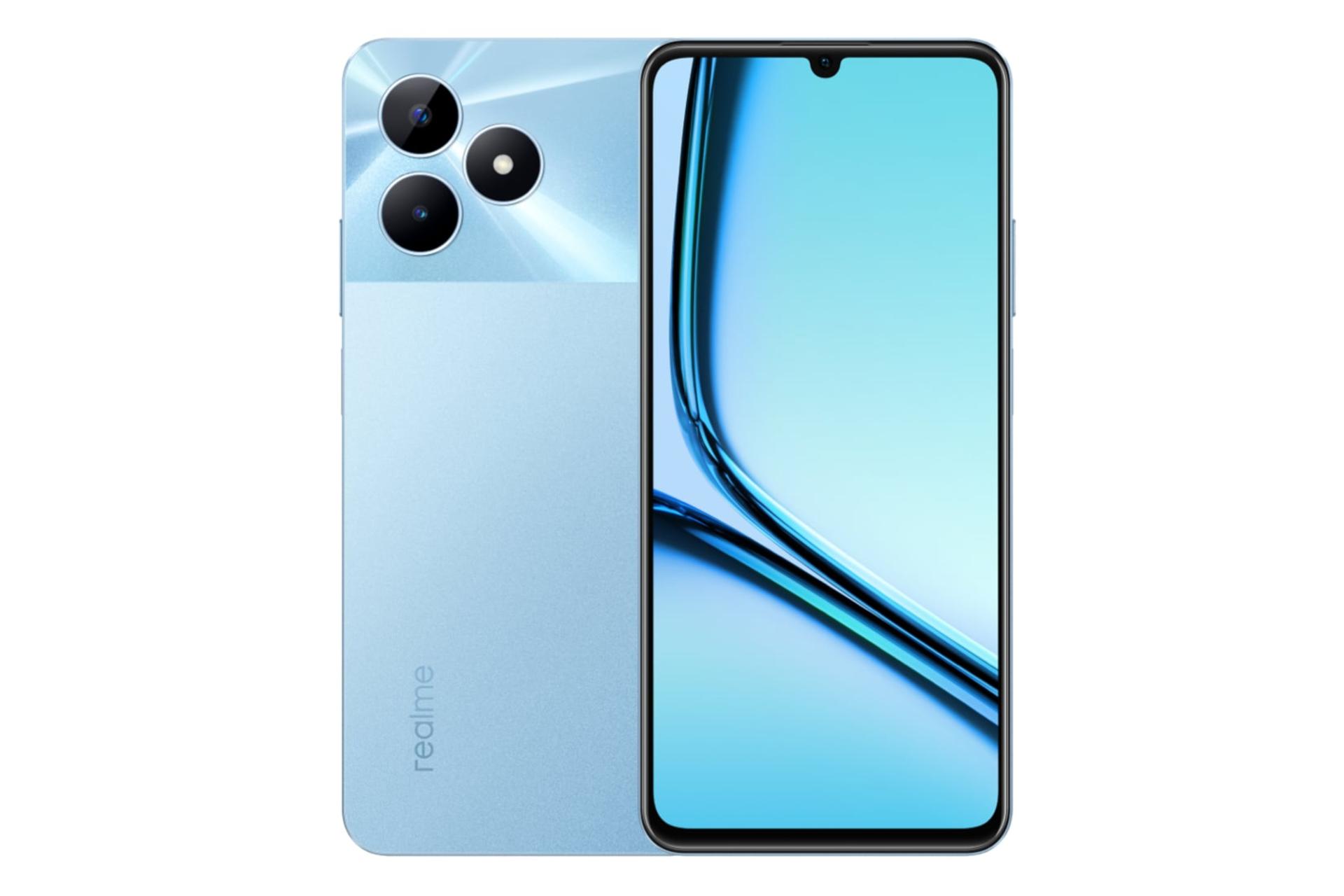 پنل جلو و پشت گوشی موبایل ریلمی نوت 50 آبی آسمانی / Realme Note 50