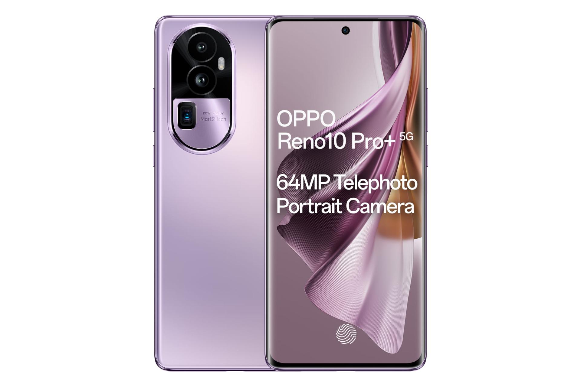 پنل جلو و پشت گوشی موبایل Reno10 پرو پلاس اوپو ارغوانی / Oppo Reno10 Pro Plus