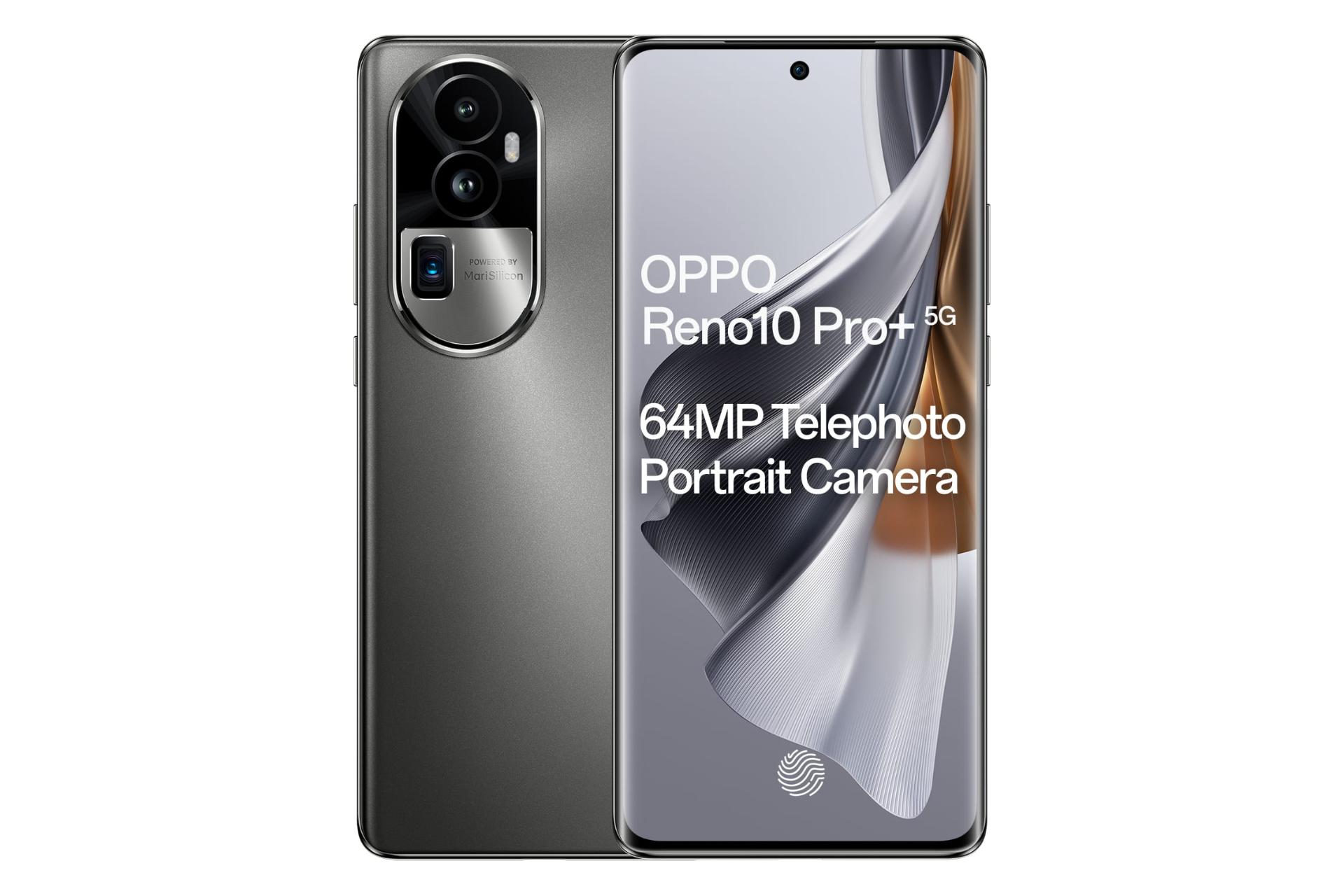 پنل جلو و پشت گوشی موبایل Reno10 پرو پلاس اوپو خاکستری / Oppo Reno10 Pro Plus