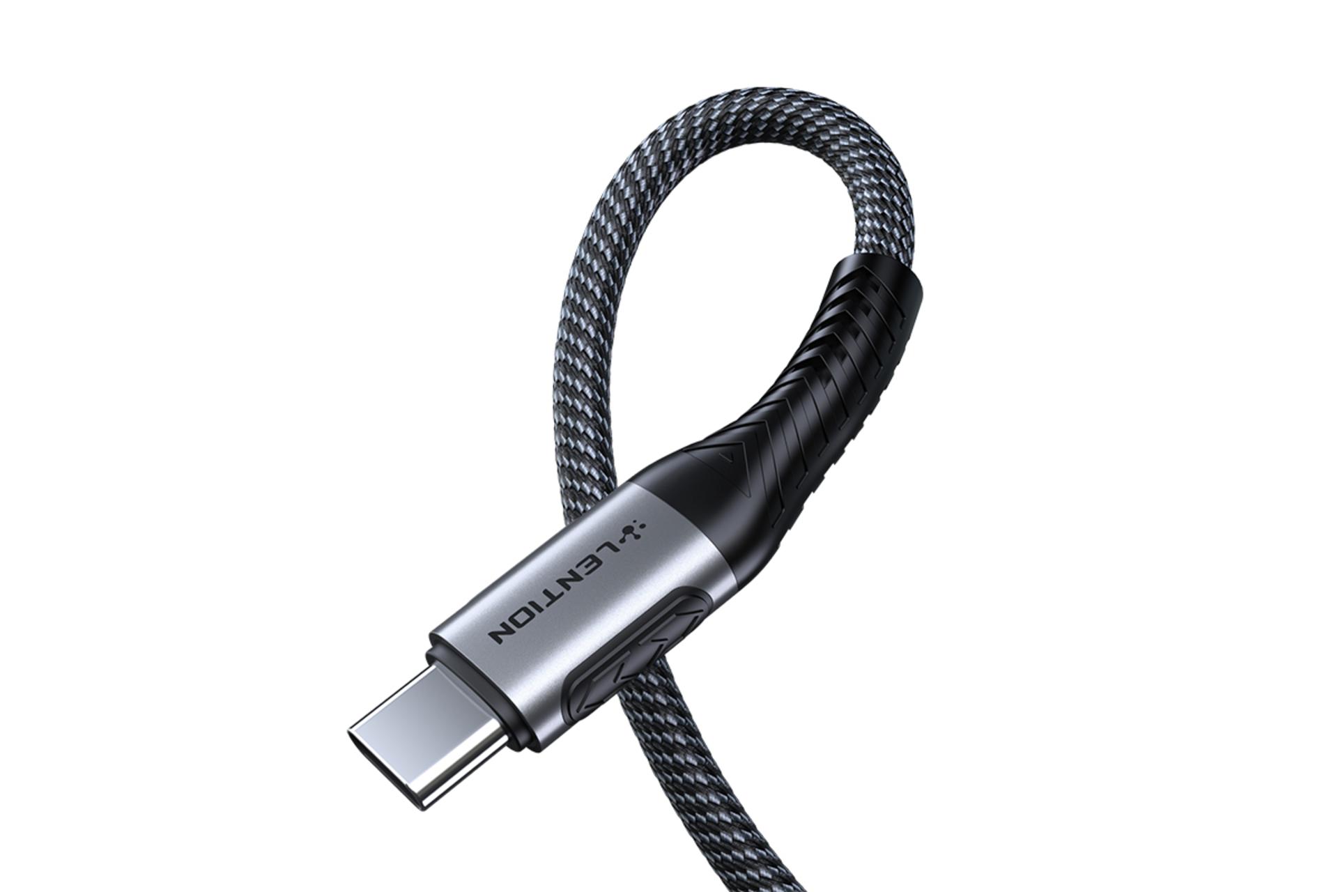کانکتور و اتصال کابل شارژ USB لنشن Type-A به Type-C مدل ACE-6A با طول 1.5 متر