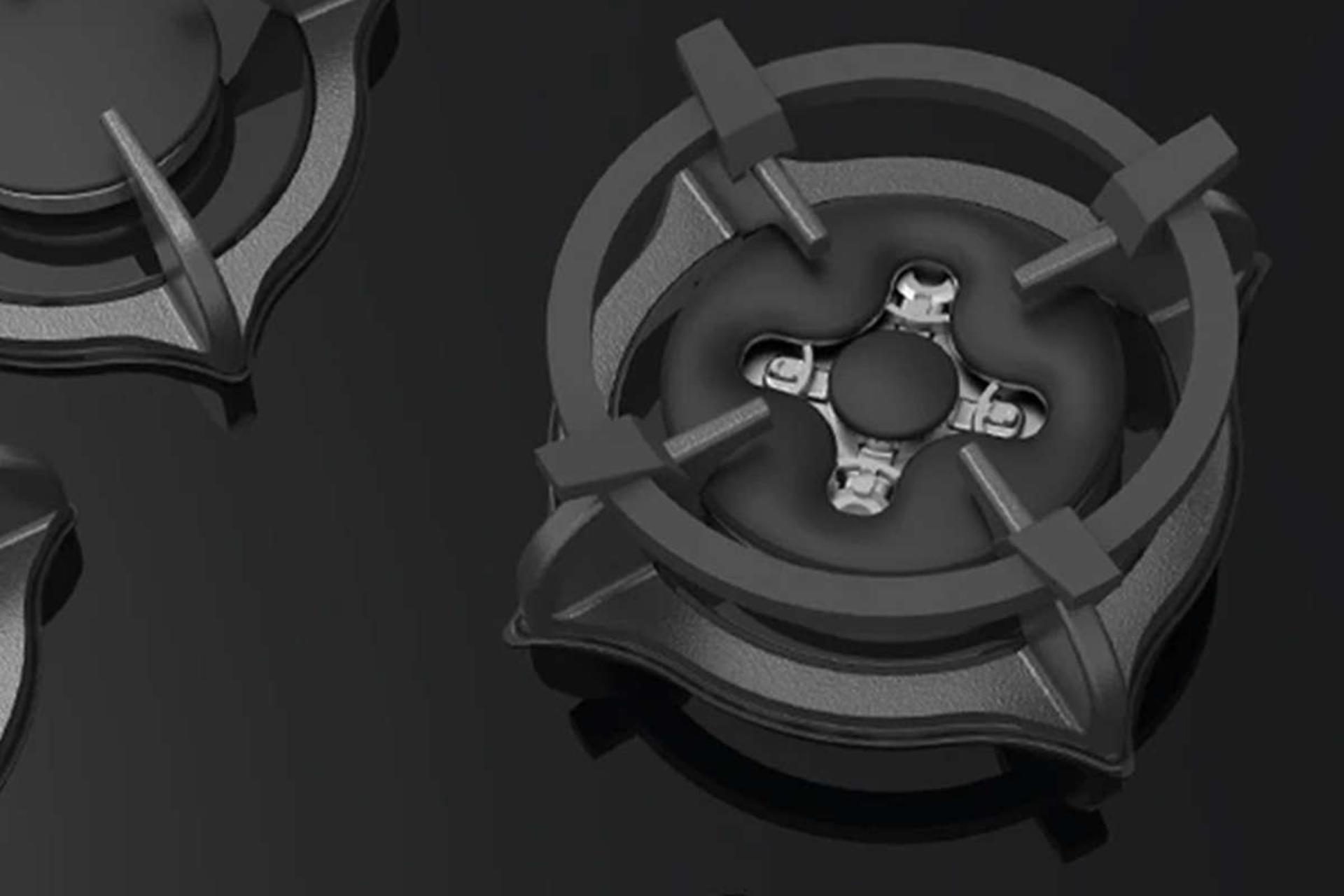 شعله بزرگ اجاق گاز صفحه ای ایگل 100