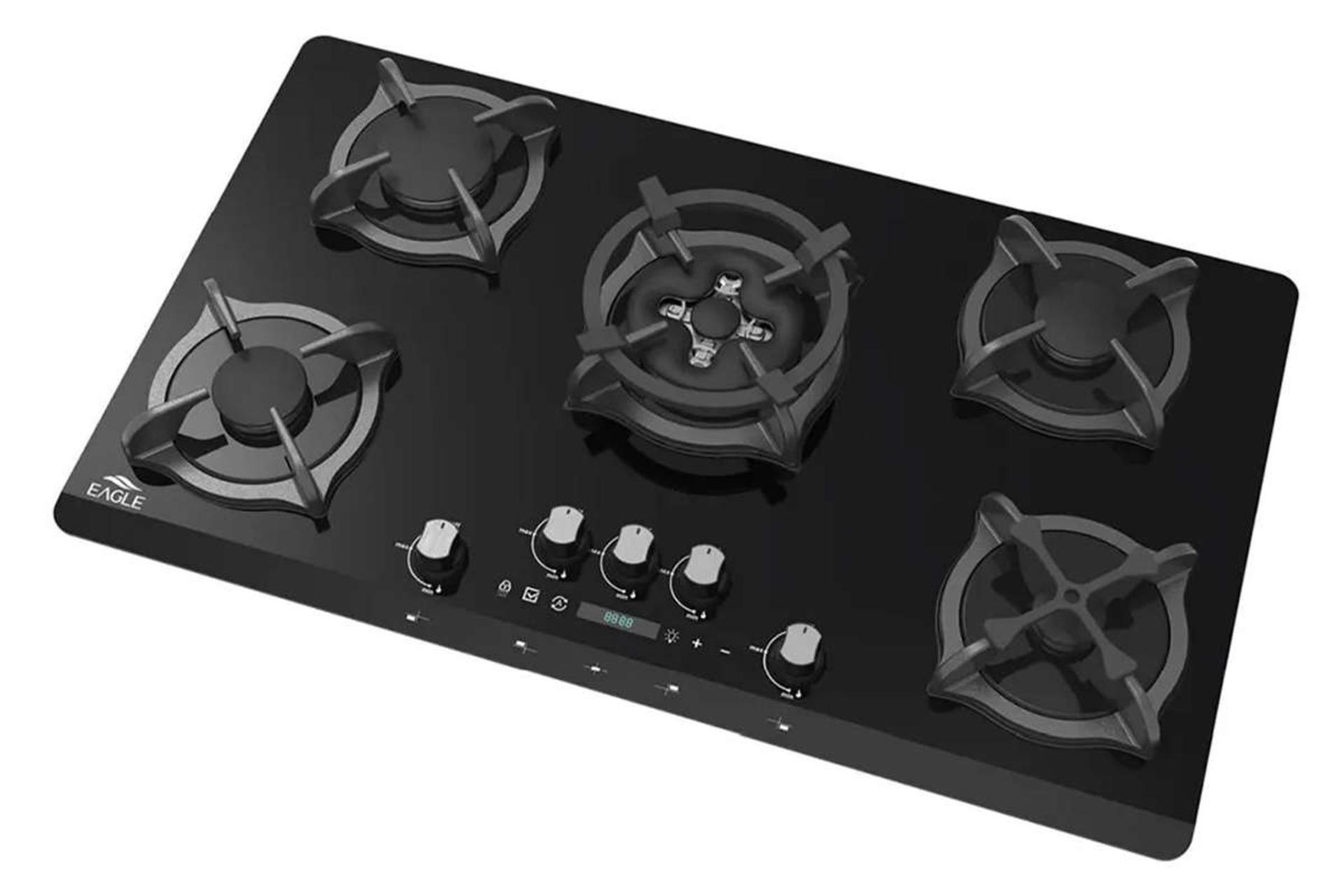 نمای سمت راست اجاق گاز صفحه ای ایگل +118