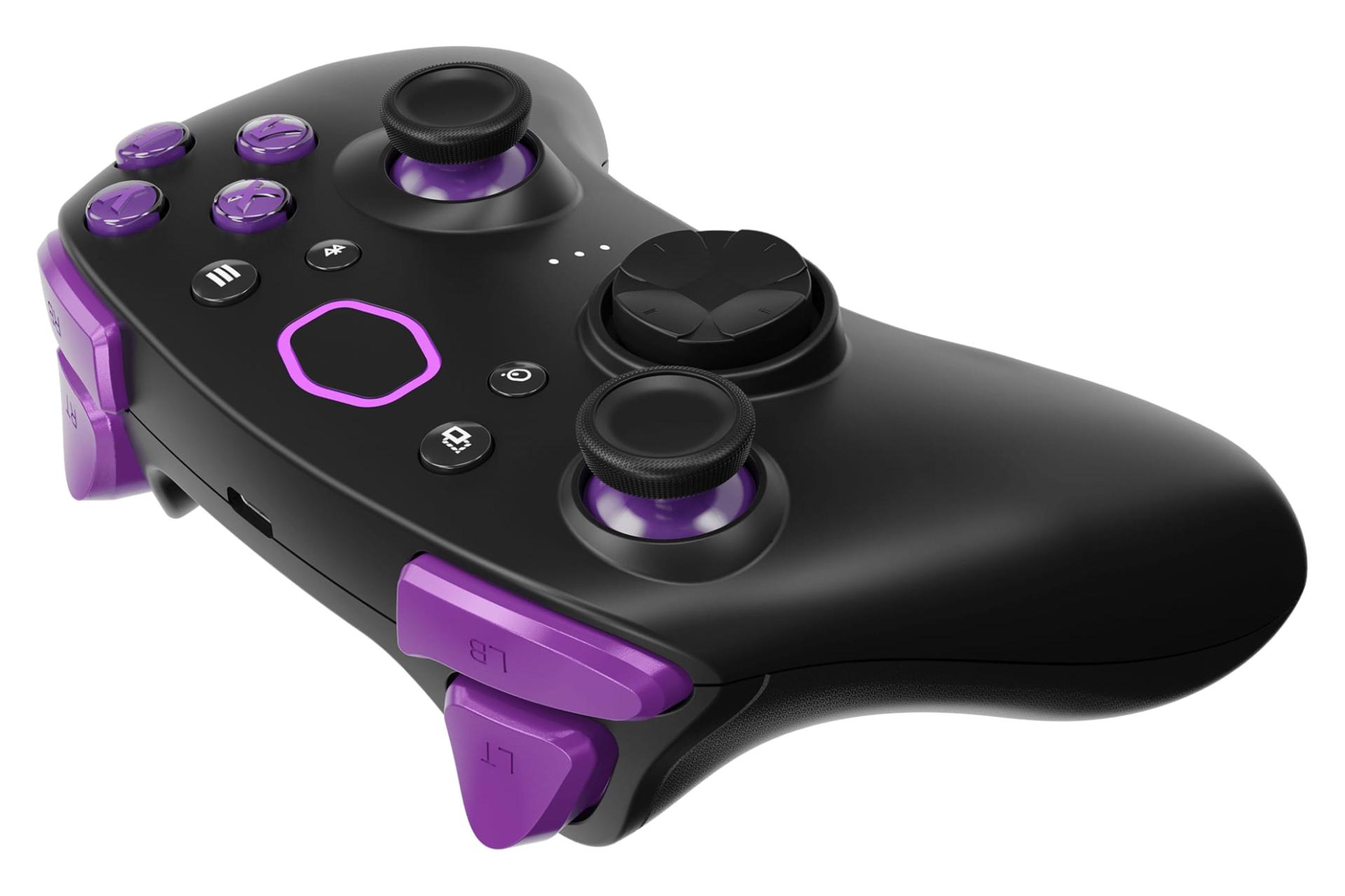 نمای بالا دسته بازی کولر مستر Cooler Master Storm Controller مشکی