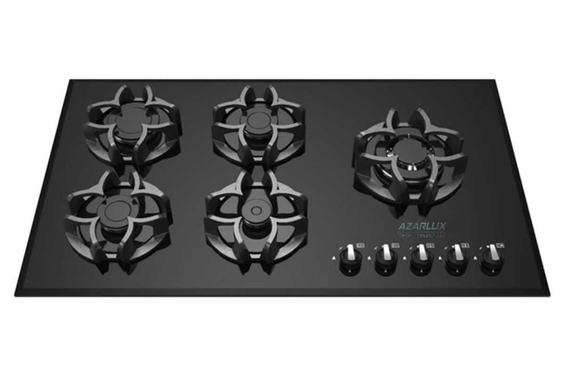 نمای بالای اجاق گاز صفحه ای آذرلوکس GM9