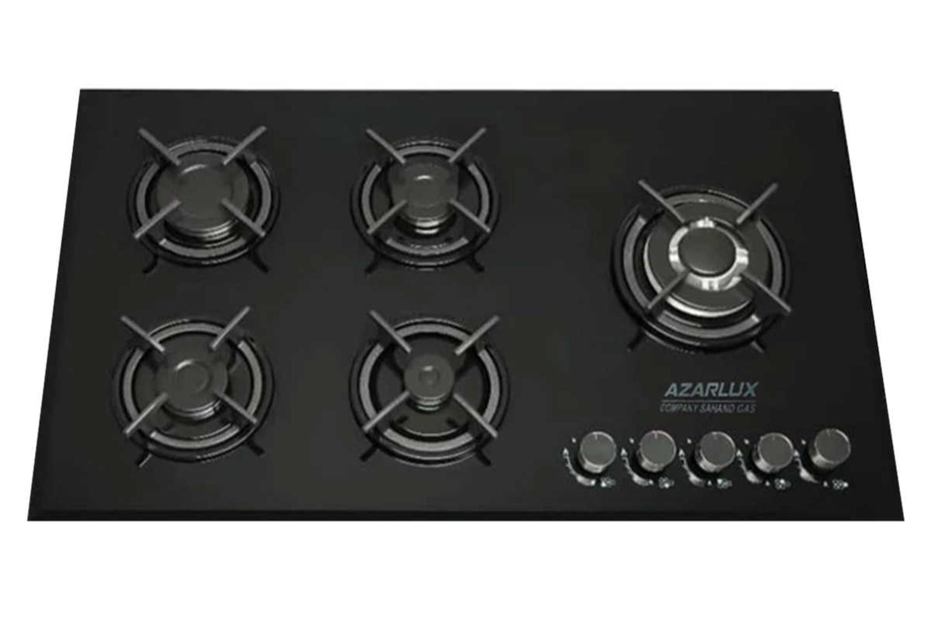 نمای بالای اجاق گاز صفحه ای آذرلوکس GM1