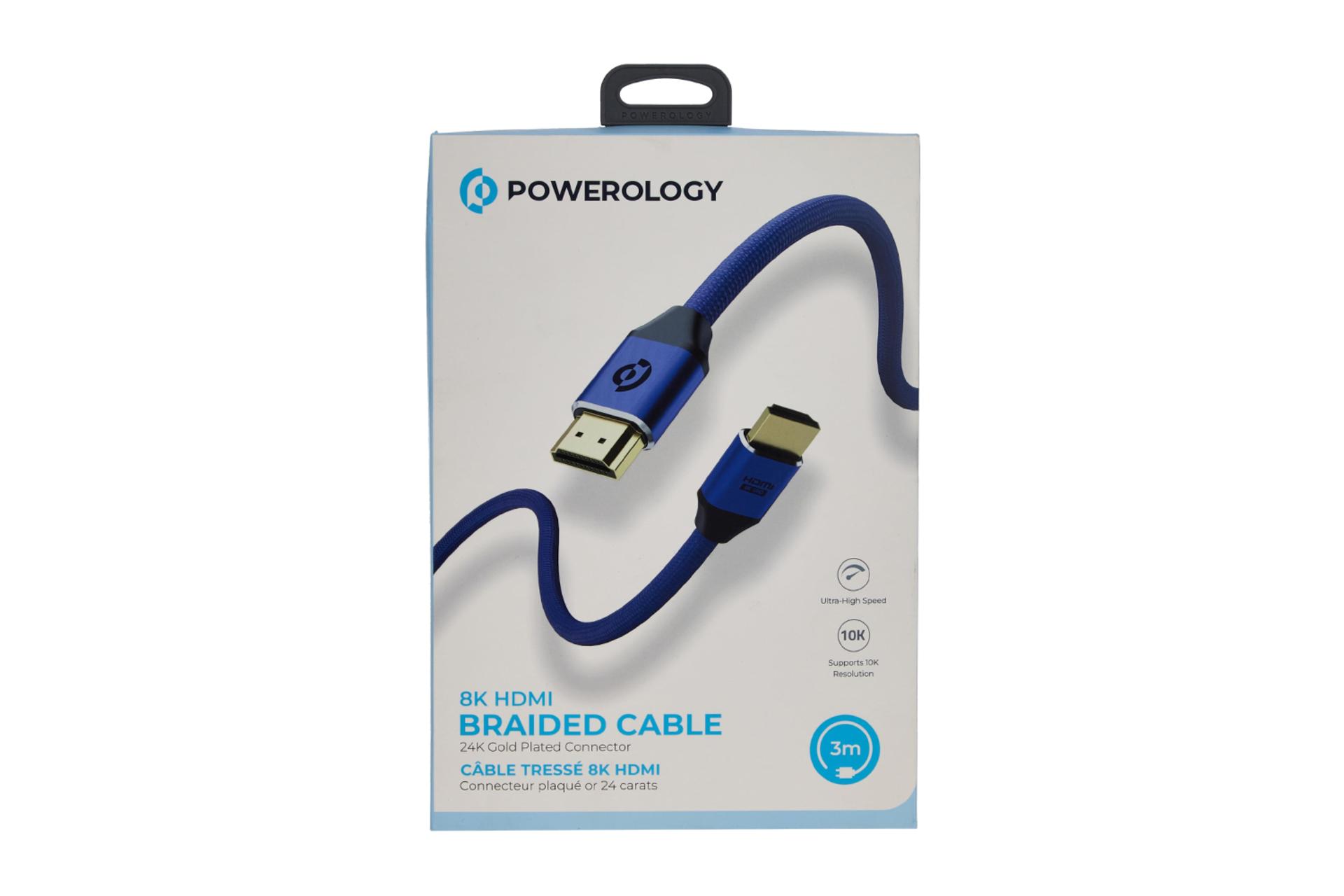 مرجع متخصصين ايران جعبه كابل HDMI پاورولوجي PWHDC3M 8K 60Hz نسخه 2.1