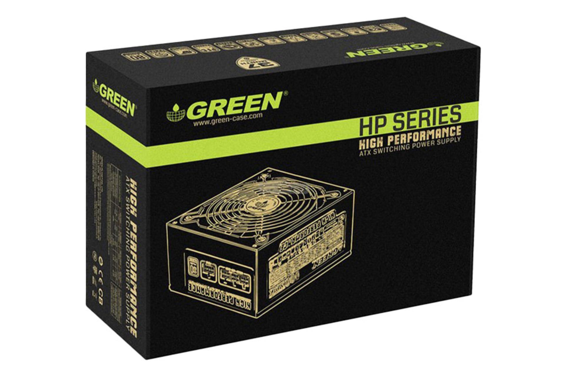 جعبه پاور کامپیوتر گرین GP600A-HP با توان 600 وات
