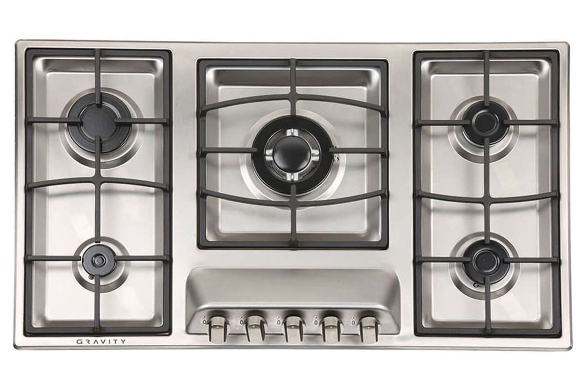 نمای بالای اجاق گاز صفحه ای گرویتی G950