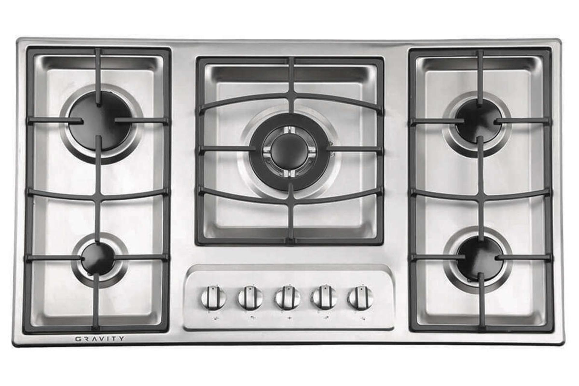 نمای بالای اجاق گاز صفحه ای گرویتی G930