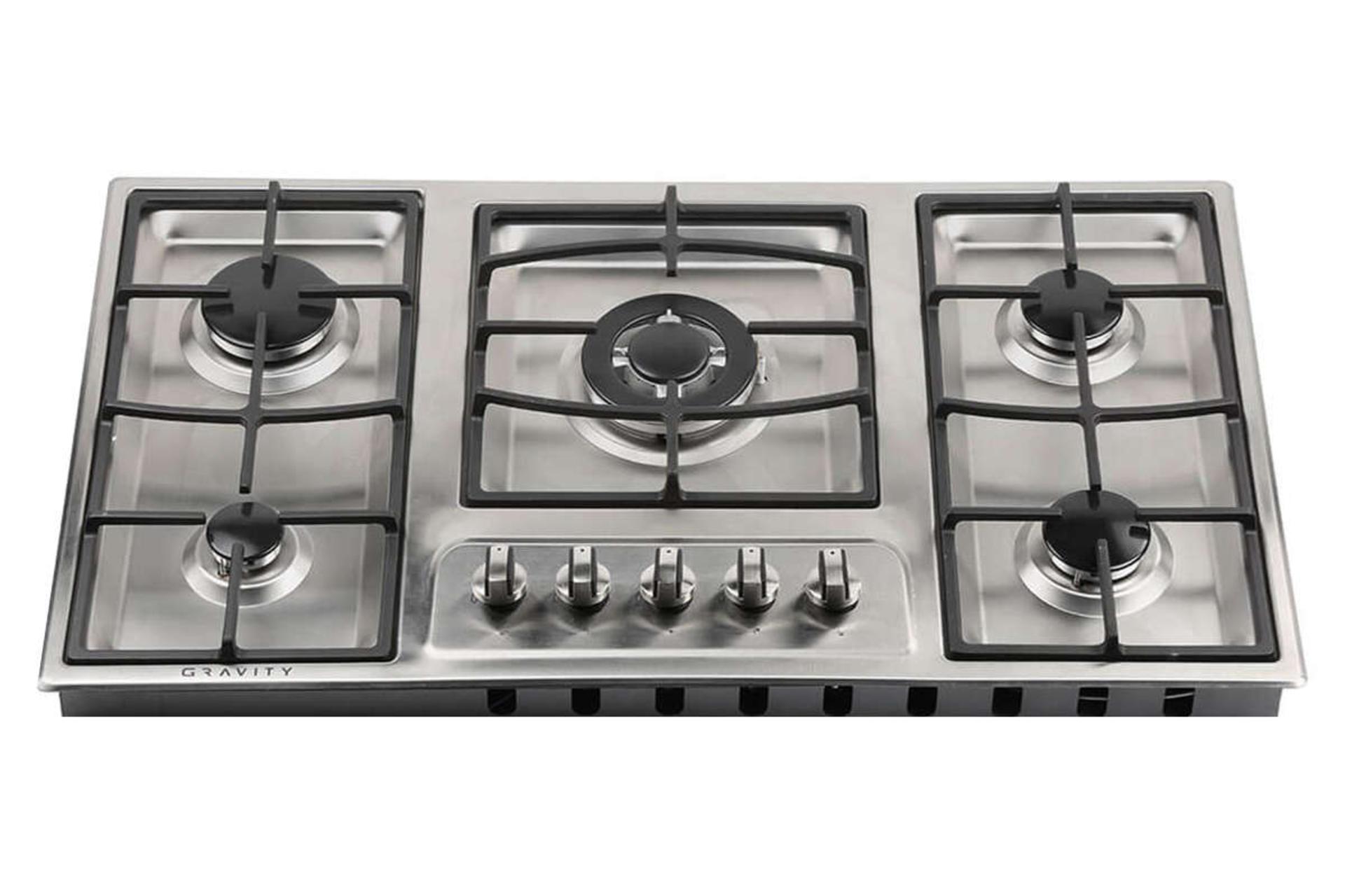 نمای جلوی اجاق گاز صفحه ای گرویتی G930