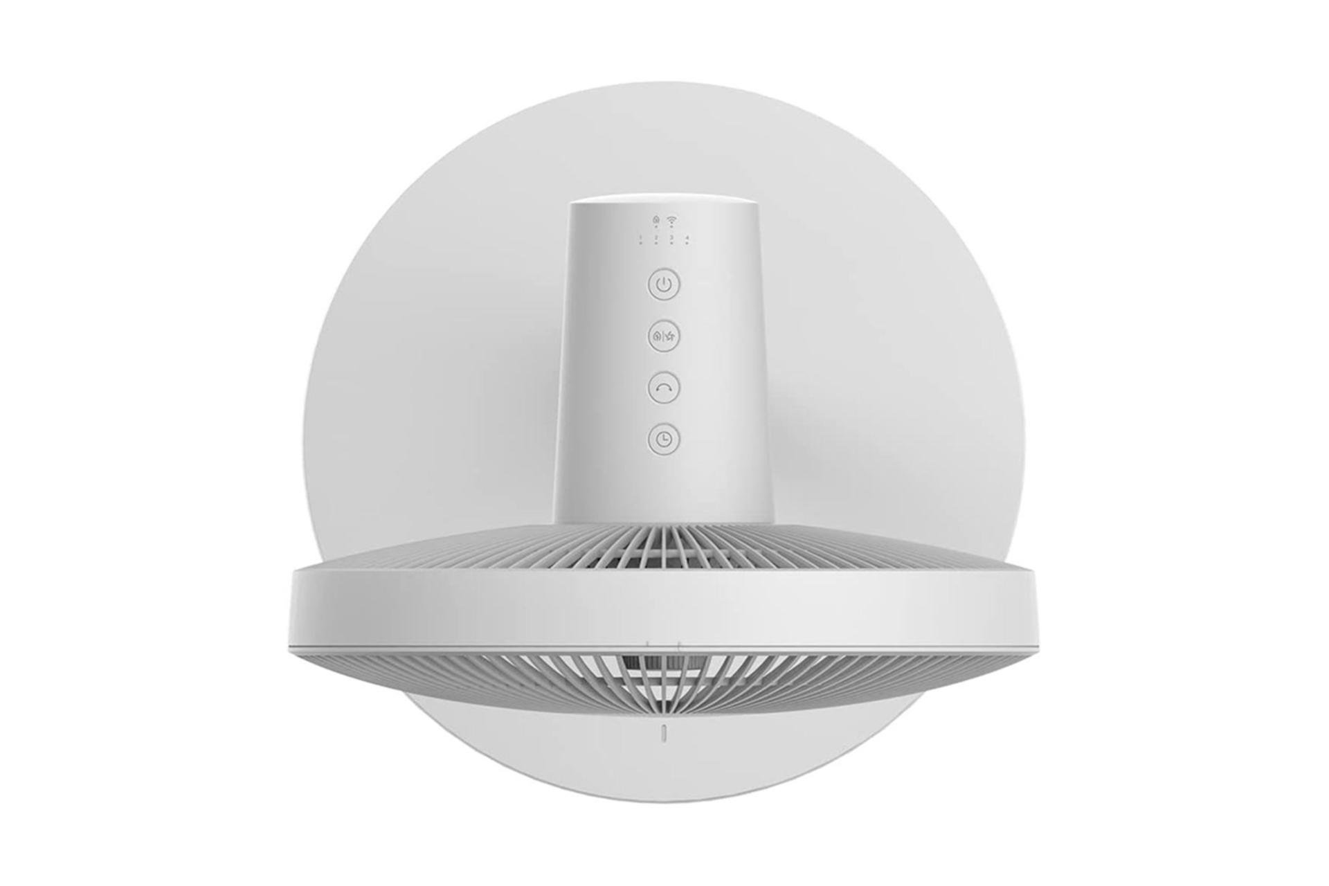 نمای بالا و دکمه های کنترل پنکه شیائومی Mi Smart Standing Fan 2