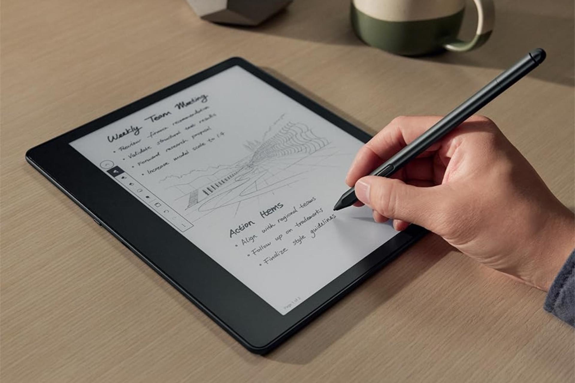 کتابخوان آمازون Amazon Kindle Scribe 2022 16GB همراه قلم