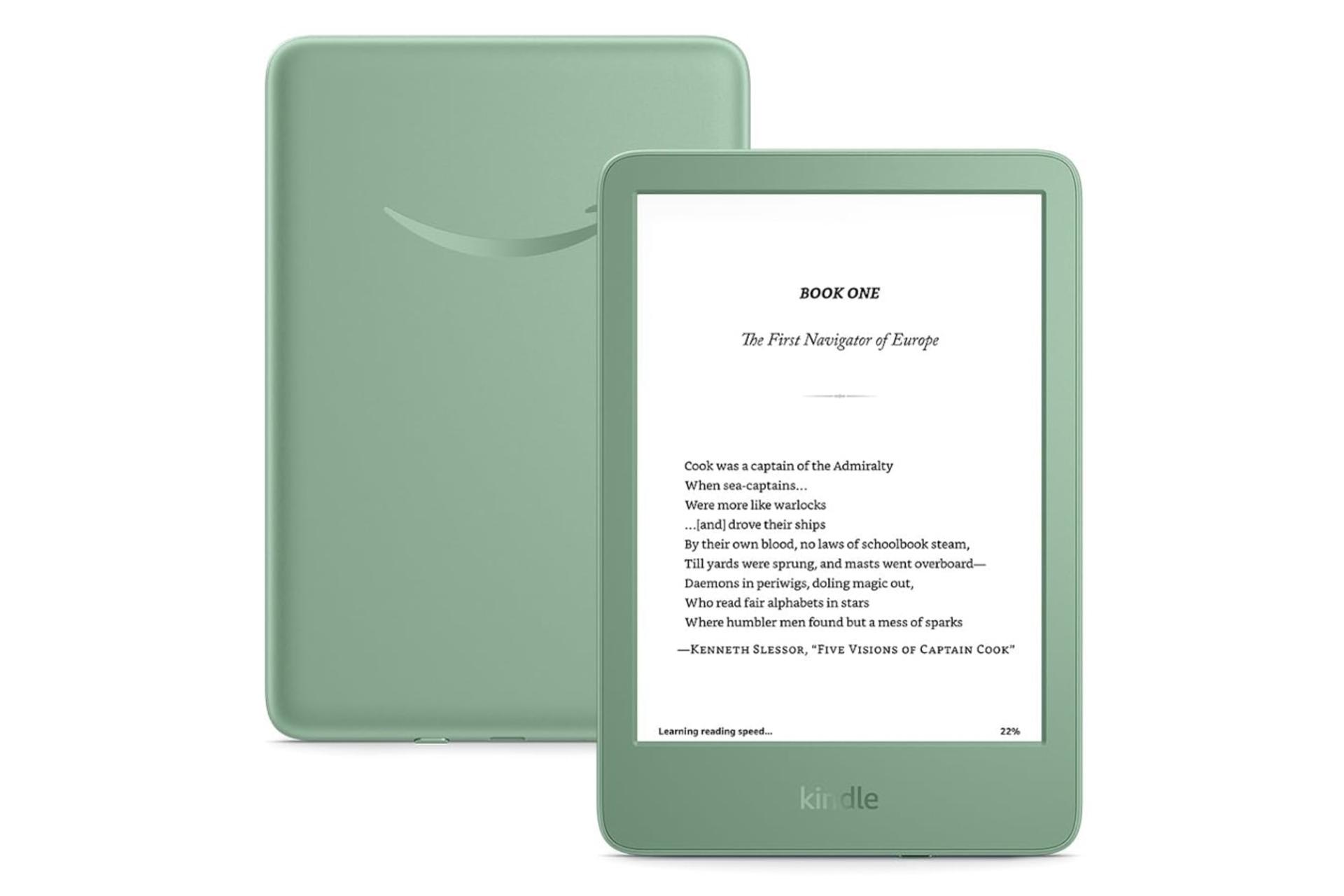 کتابخوان آمازون Amazon Kindle 11th Gen 2024 سبز