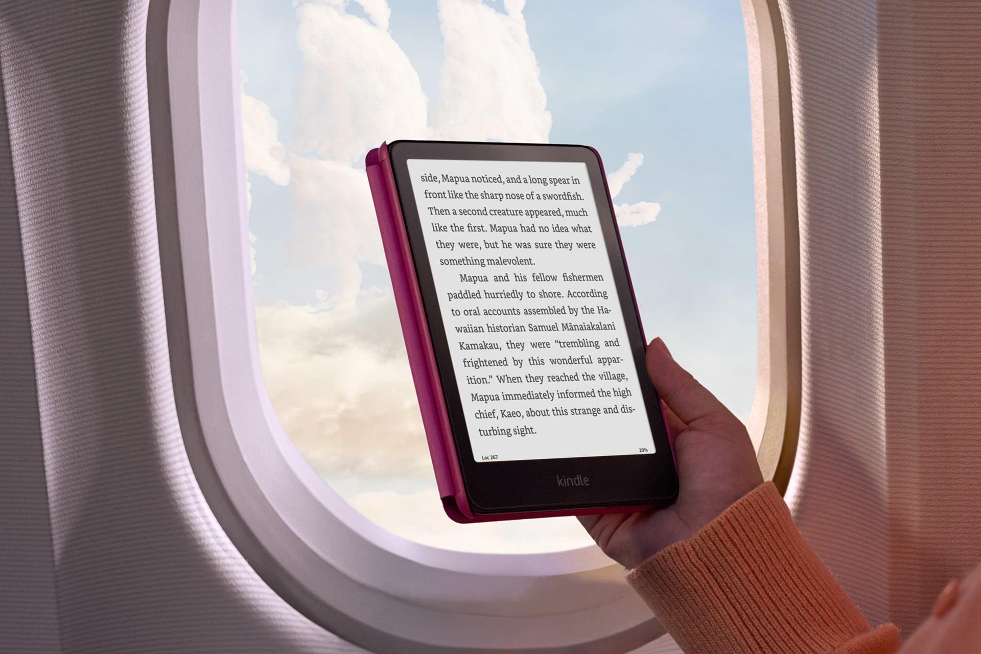 مرجع متخصصين ايران جزوه رايگانخوان آمازون Amazon Kindle Paperwhite 12th Gen در حالت شب