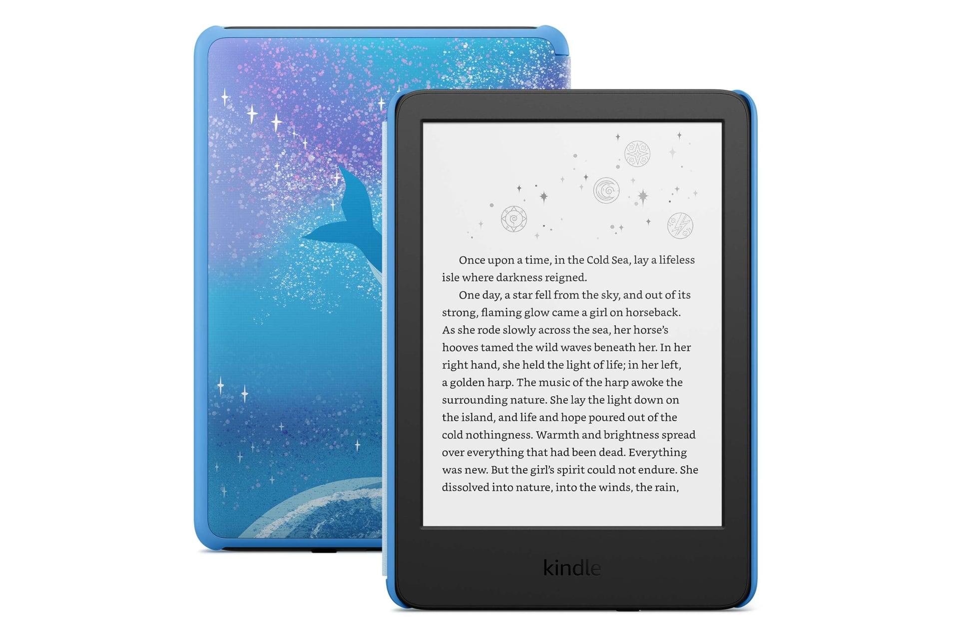 کتابخوان آمازون Amazon Kindle Kids 2024 طرح نهنگ