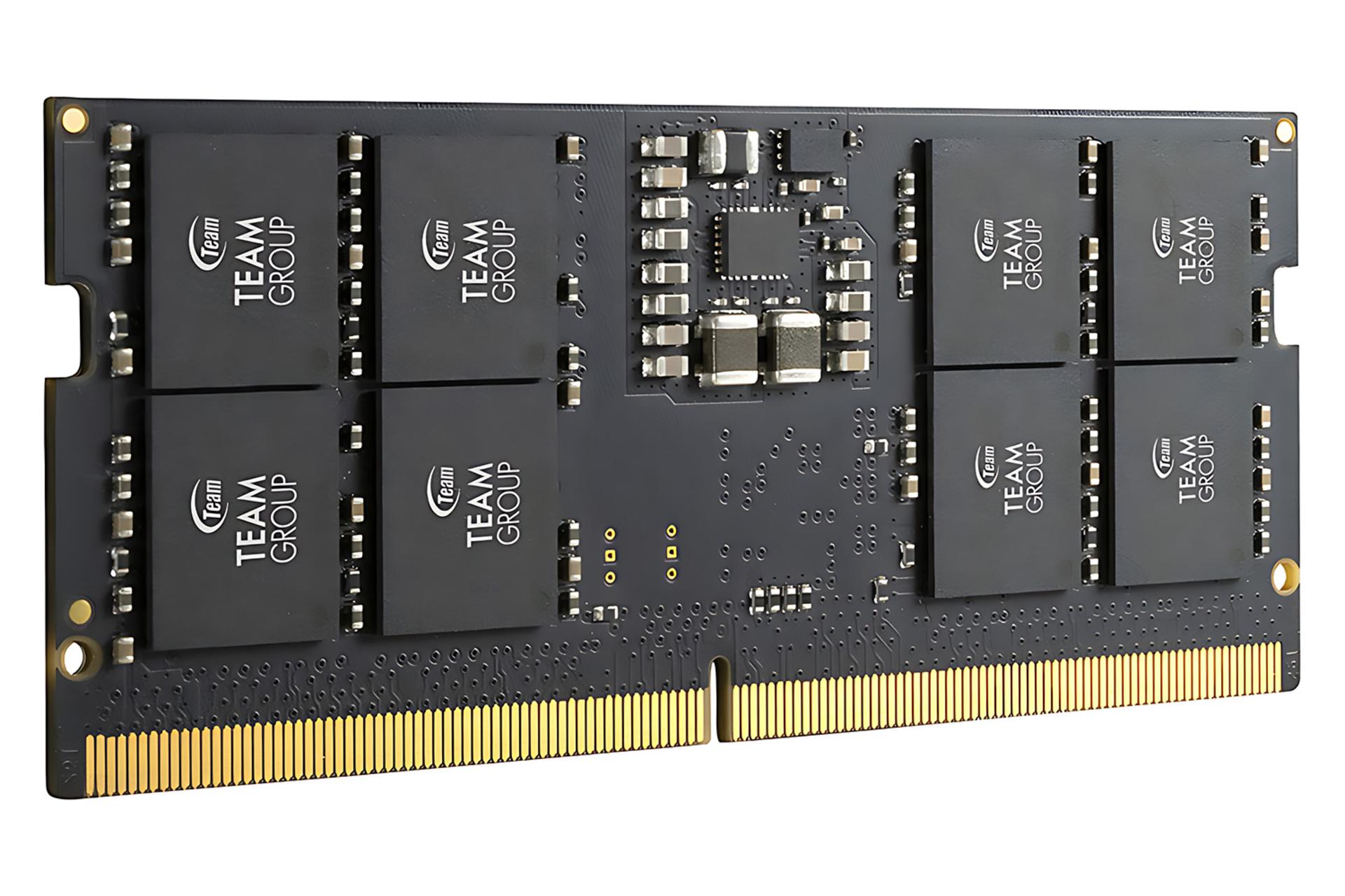 نمای کناری رم تیم گروپ TEAMGROUP ELITE SO-DIMM 32GB DDR5-4800 CL40