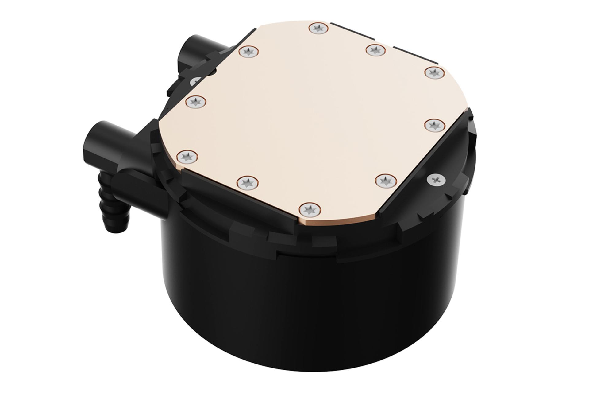 نمای پایین واتربلاک خنک کننده مایع آی دی کولینگ ID-COOLING FX240 ARGB