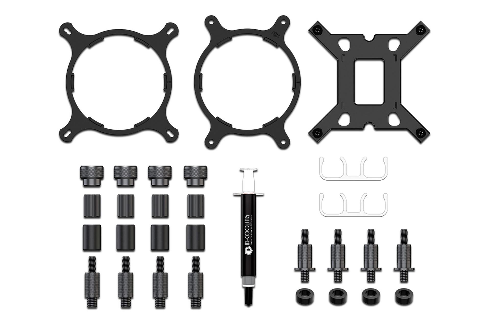 اقلام همراه خنک کننده مایع آی دی کولینگ ID-COOLING FX240 ARGB WHITE