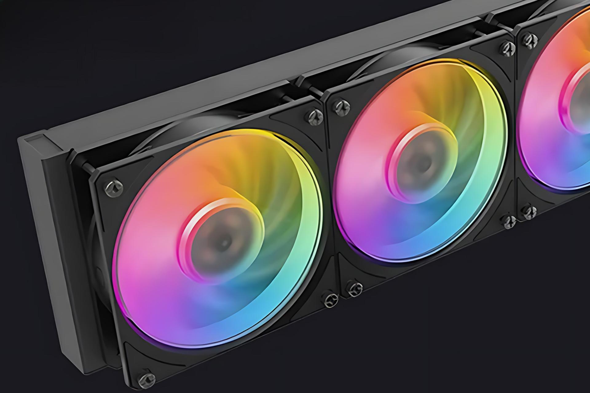 نمای کناری خنک کننده مایع کولر مستر Cooler Master Masterliquid ML360 SUB-ZERO EVO