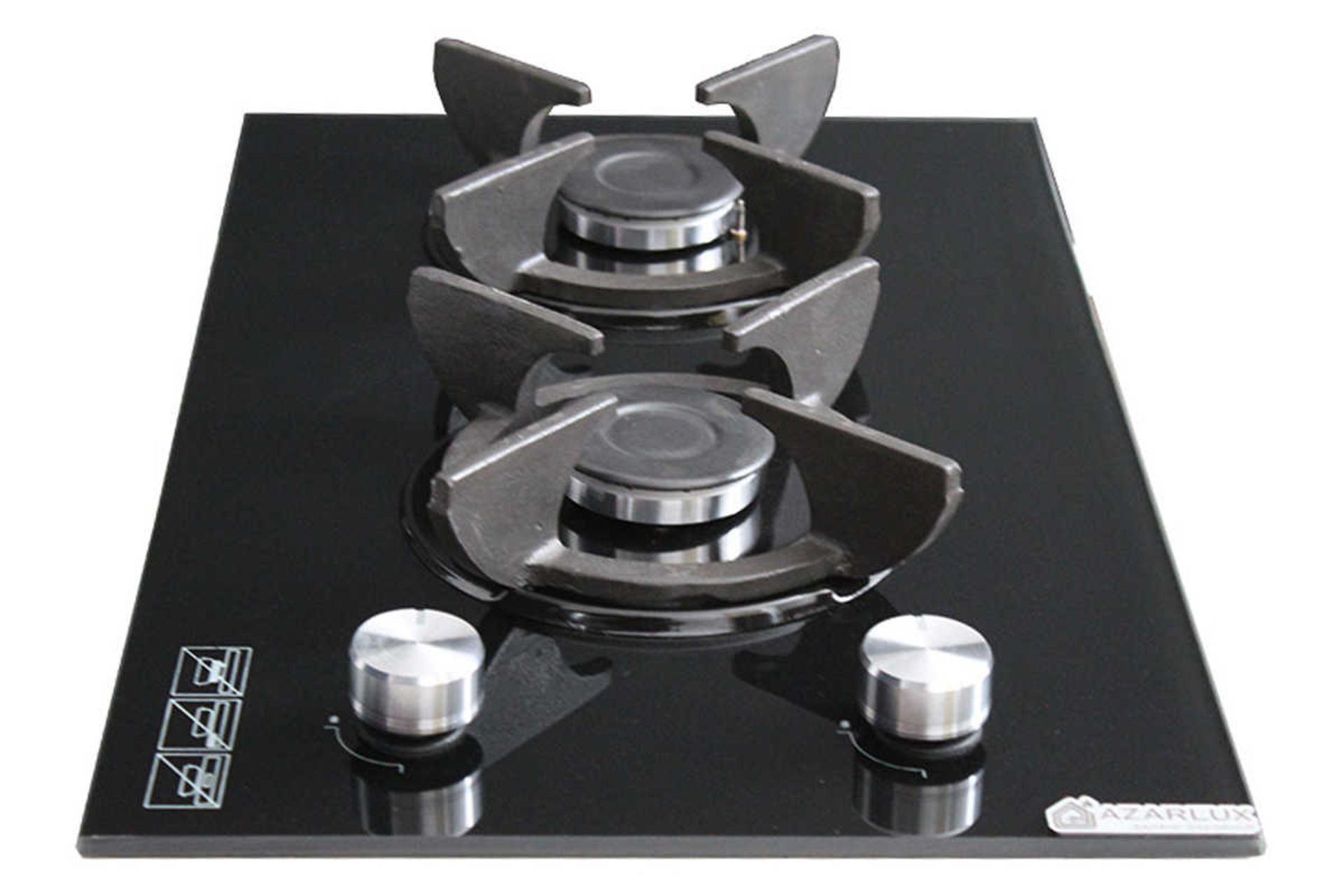 نمای جلوی اجاق گاز صفحه ای آذرلوکس G02NL-14B