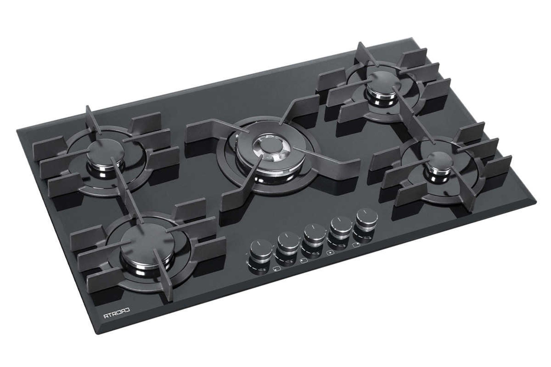 نمای سمت راست اجاق گاز صفحه ای آتریداد AG 33 رنگ مشکی