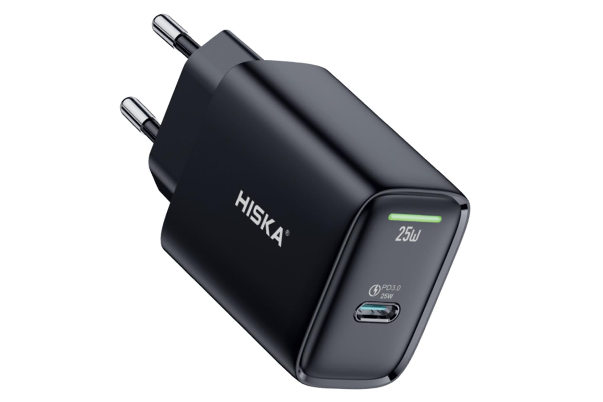 شارژر هیسکا مدل H106-Gan با درگاه Type-C