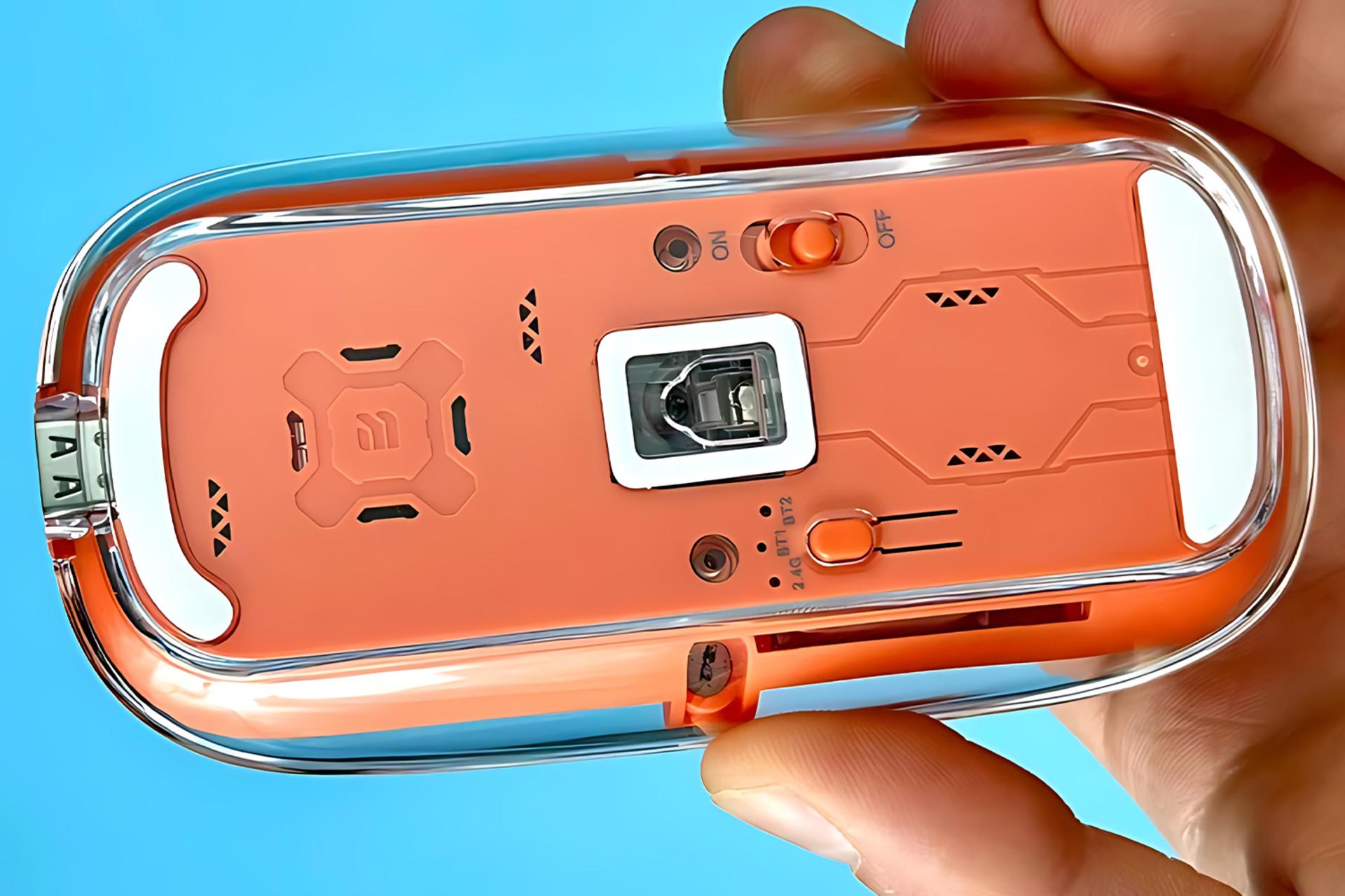 نمای پایین ماوس جکنگ JEQANG JW-AP05