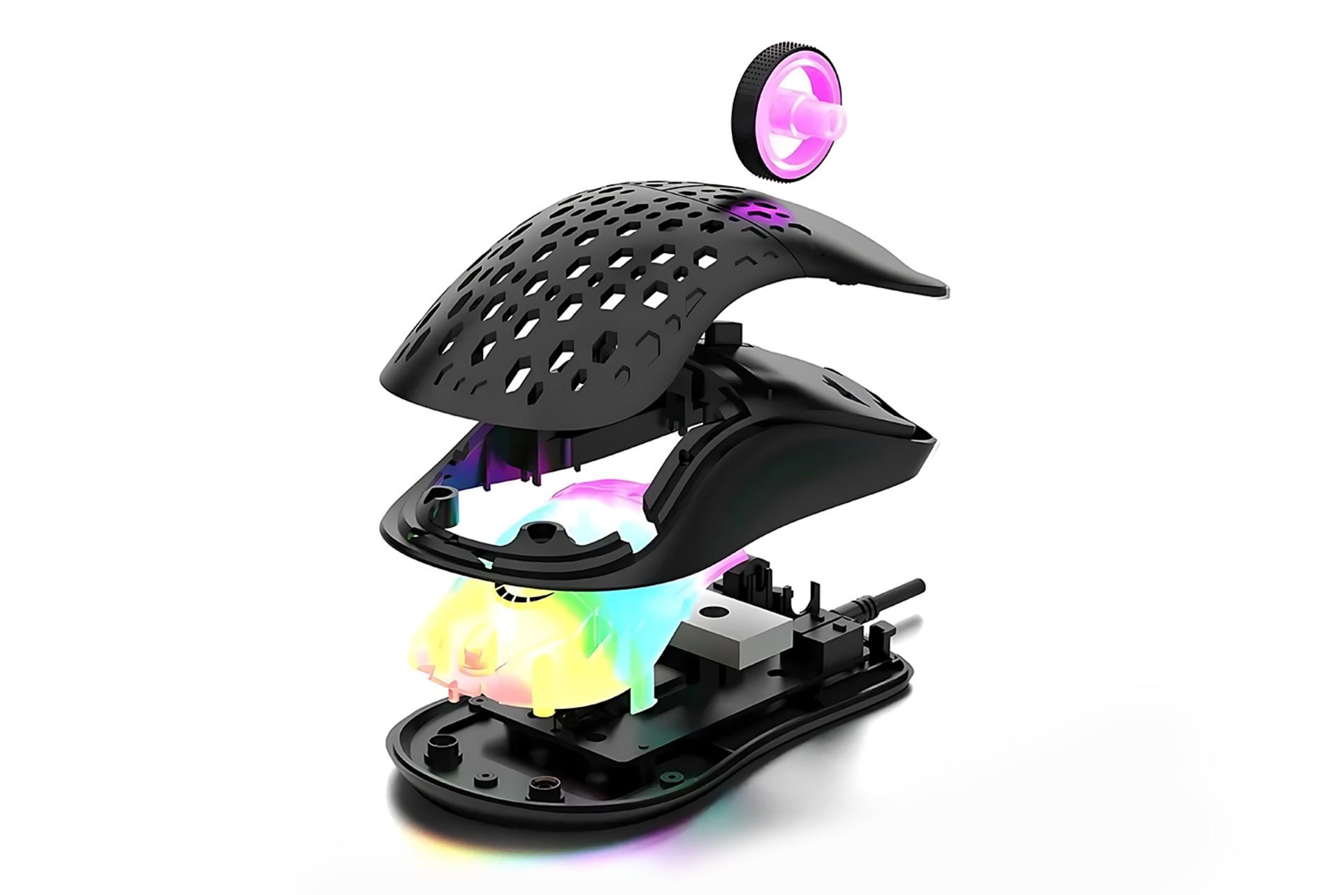 نمای داخلی ماوس رایکو RAIKU G701