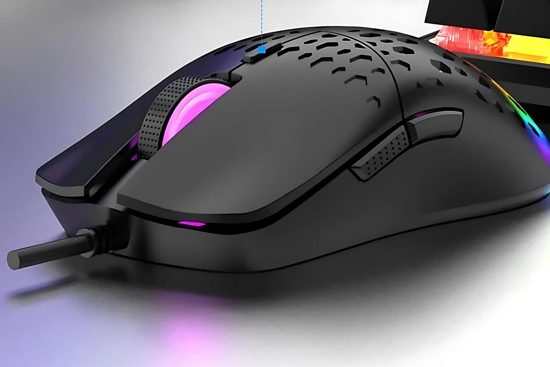 نمای جلوی ماوس رایکو RAIKU G701