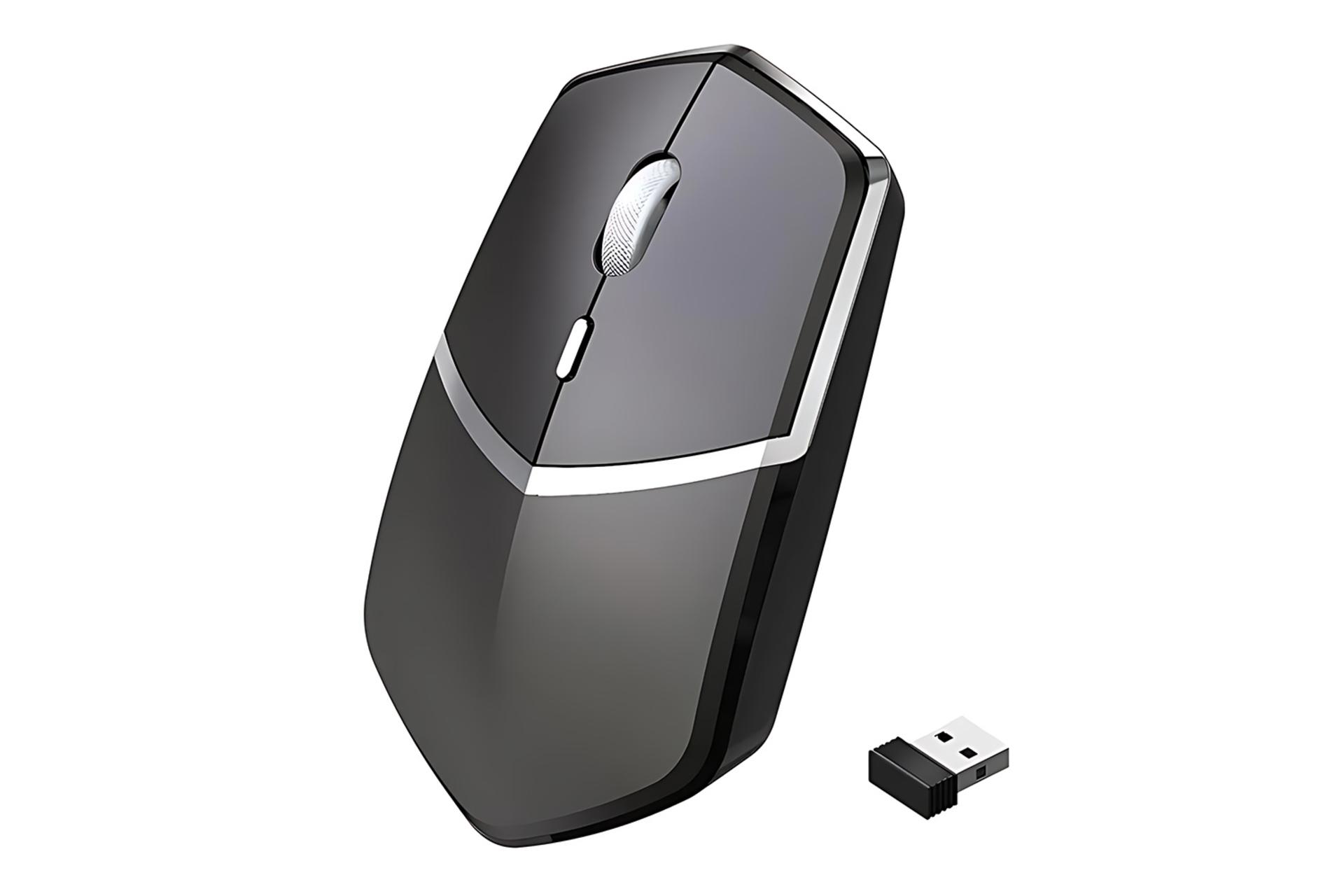 نمای راست ماوس بروفون Borofone BDI05 به همراه دانگل بی سیم