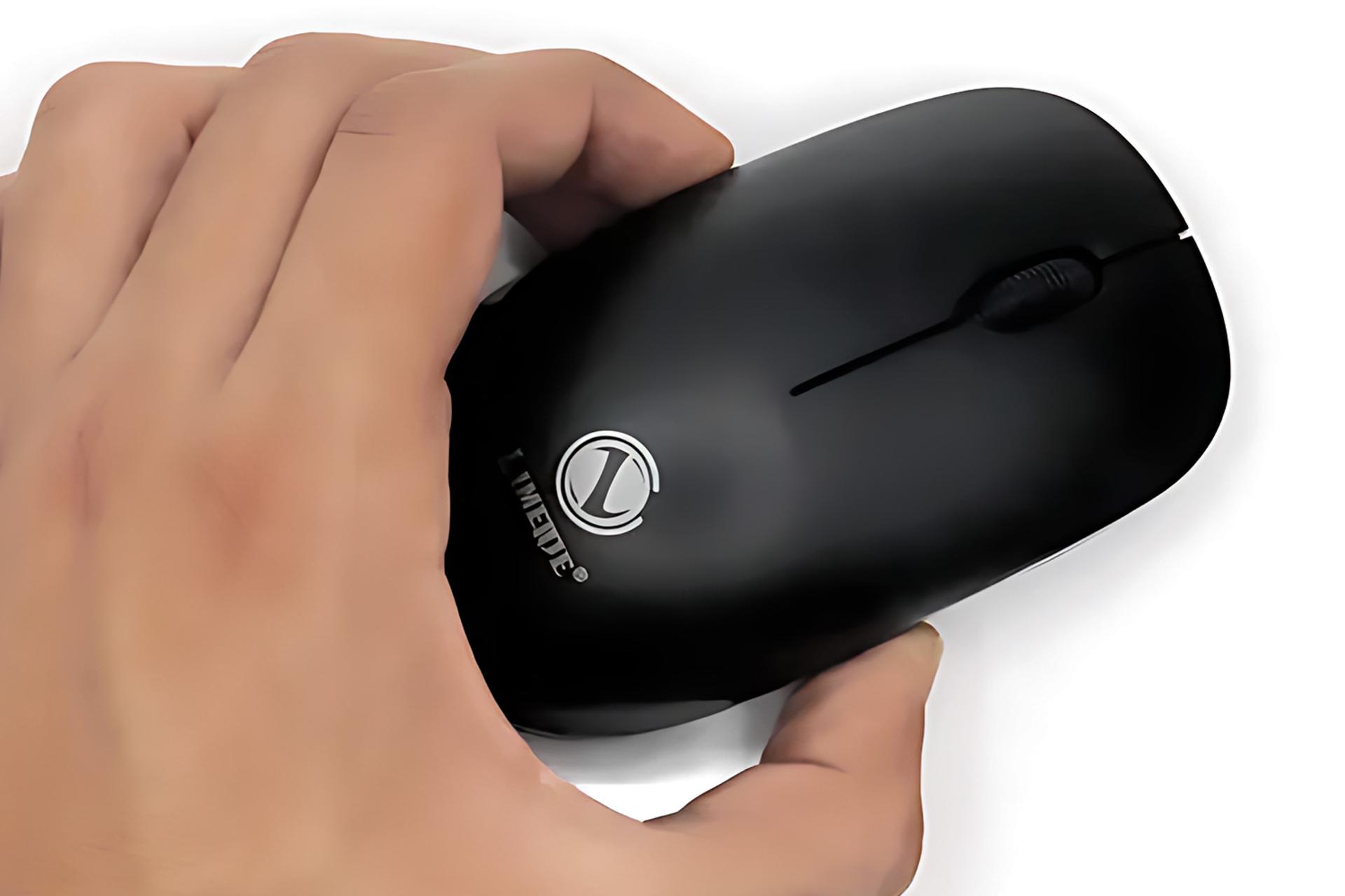 ابعاد ماوس لیمیدای LIMEIDE Q6 در دست