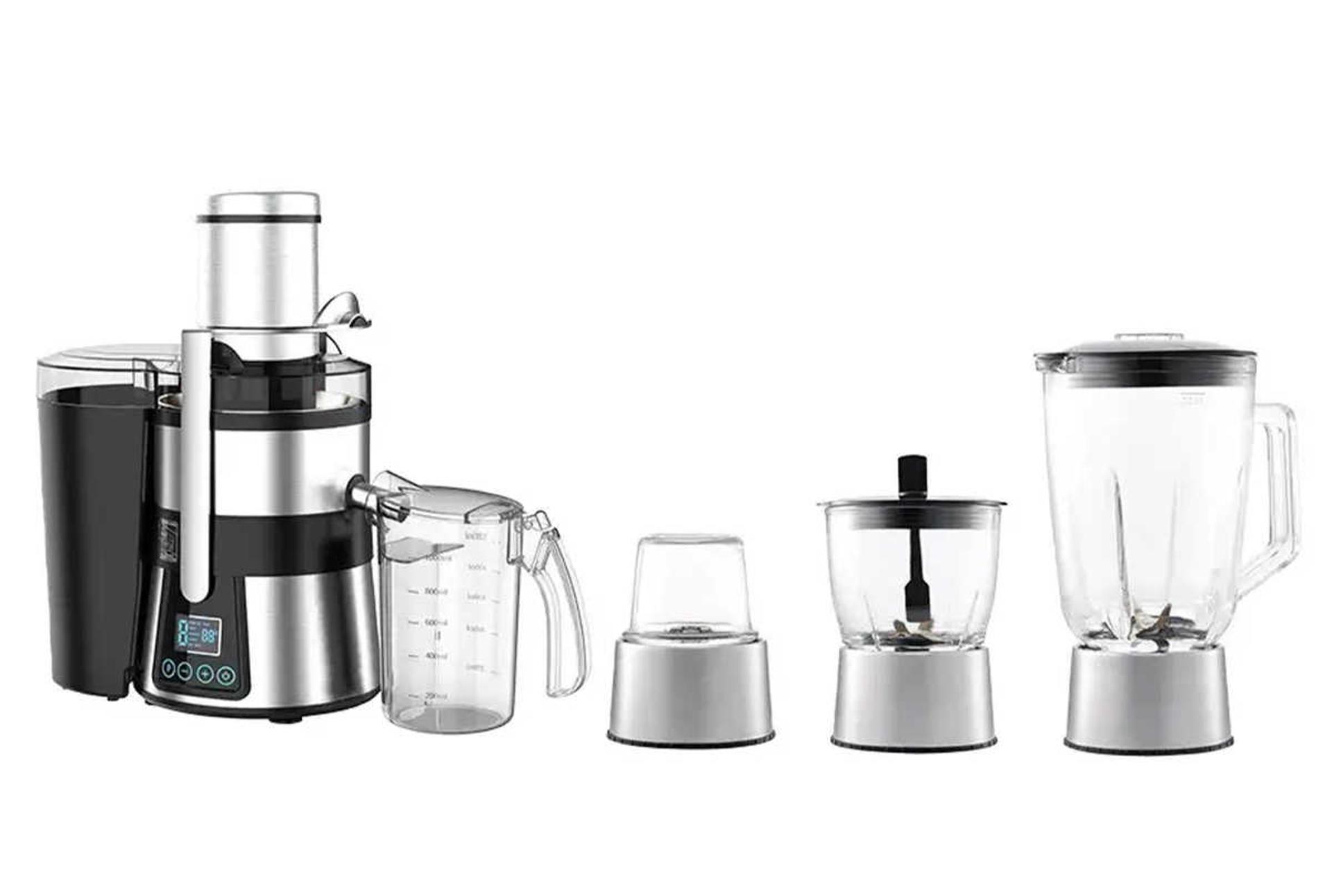 مخلوط کن و آسیاب آبمیوه گیری 4 کاره مایر MR-4444