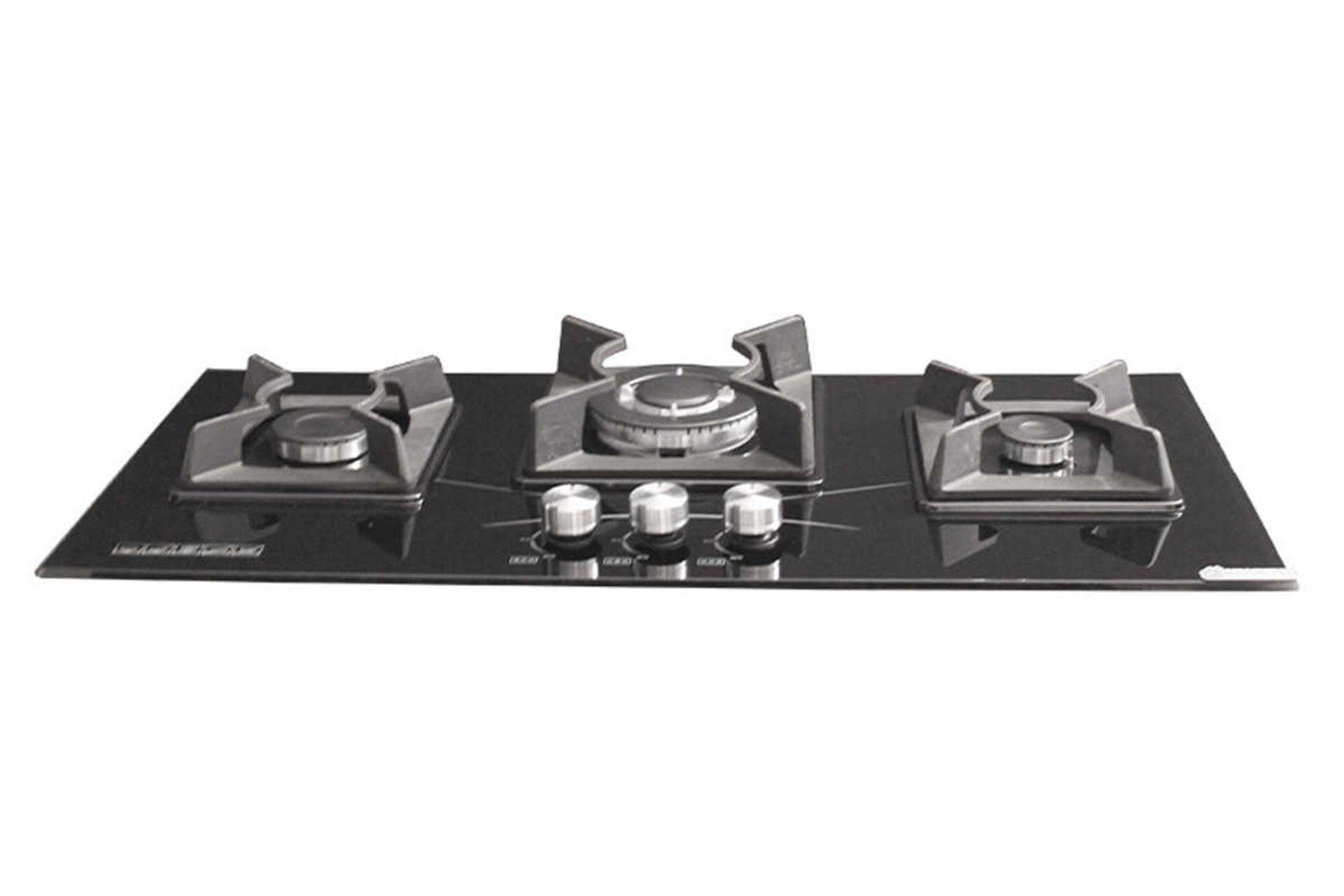 نمای جلوی اجاق گاز صفحه ای آذرلوکس G03ML-3B