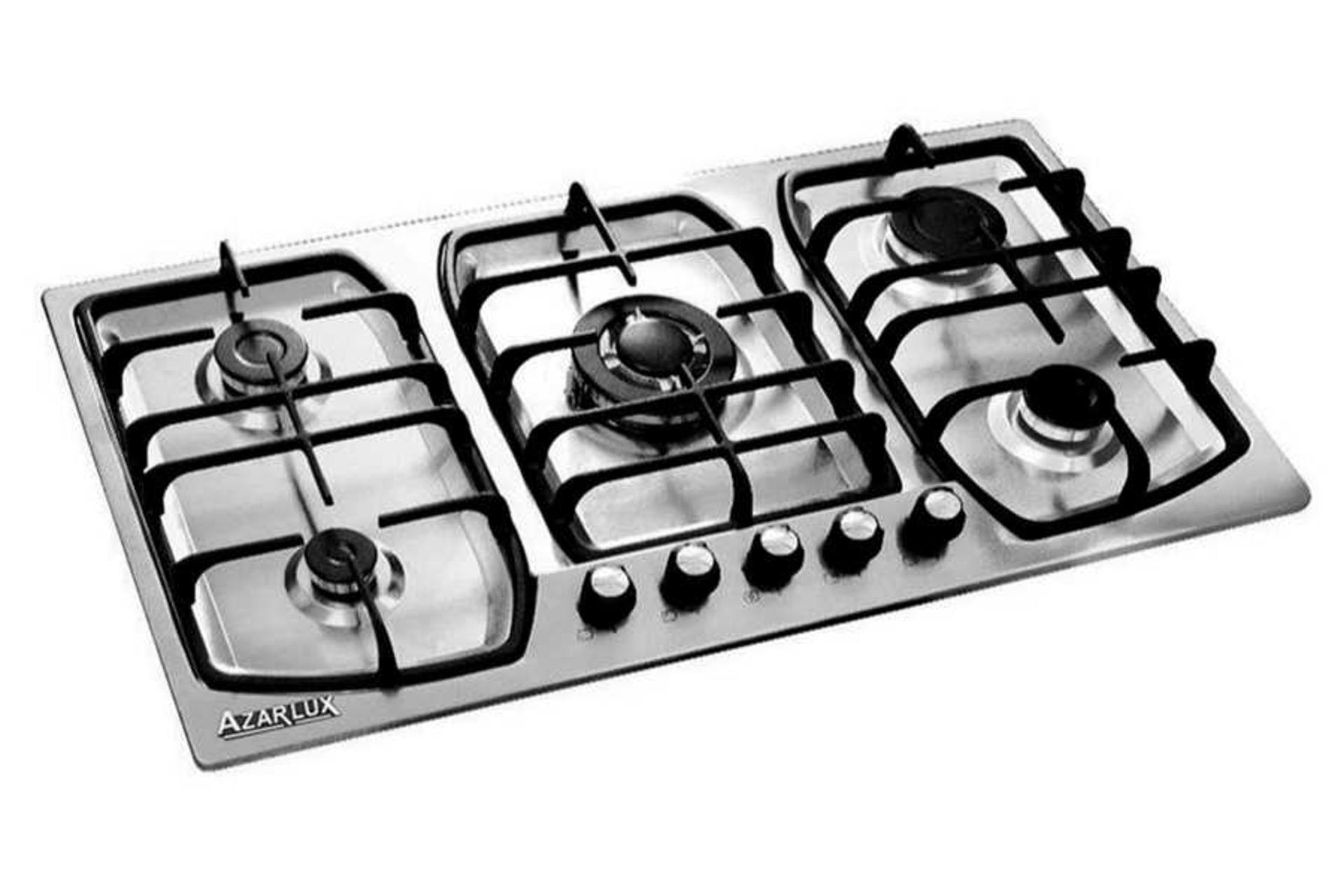 نمای سمت چپ اجاق گاز صفحه ای آذرلوکس S6