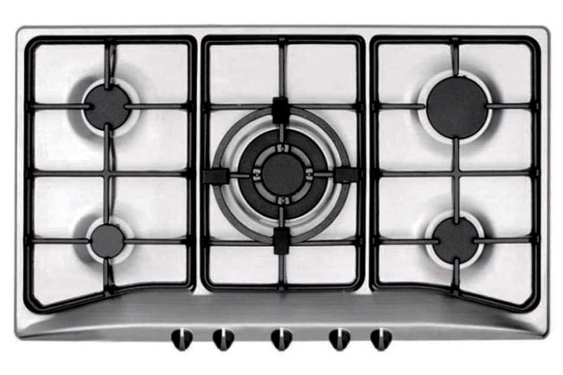 نمای بالای اجاق گاز صفحه ای آذرلوکس S8