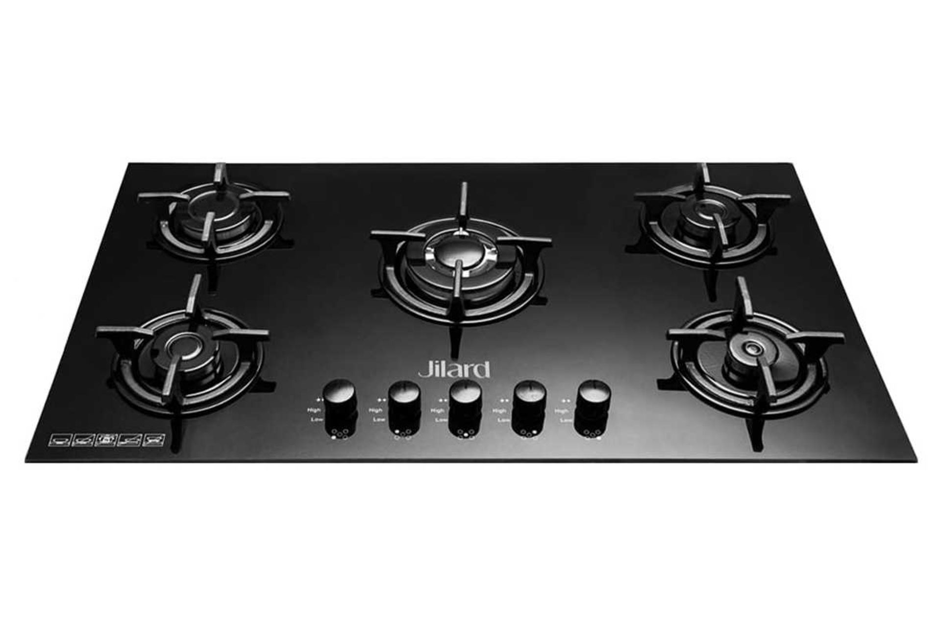 نمای جلوی اجاق گاز صفحه ای جیلارد 1501