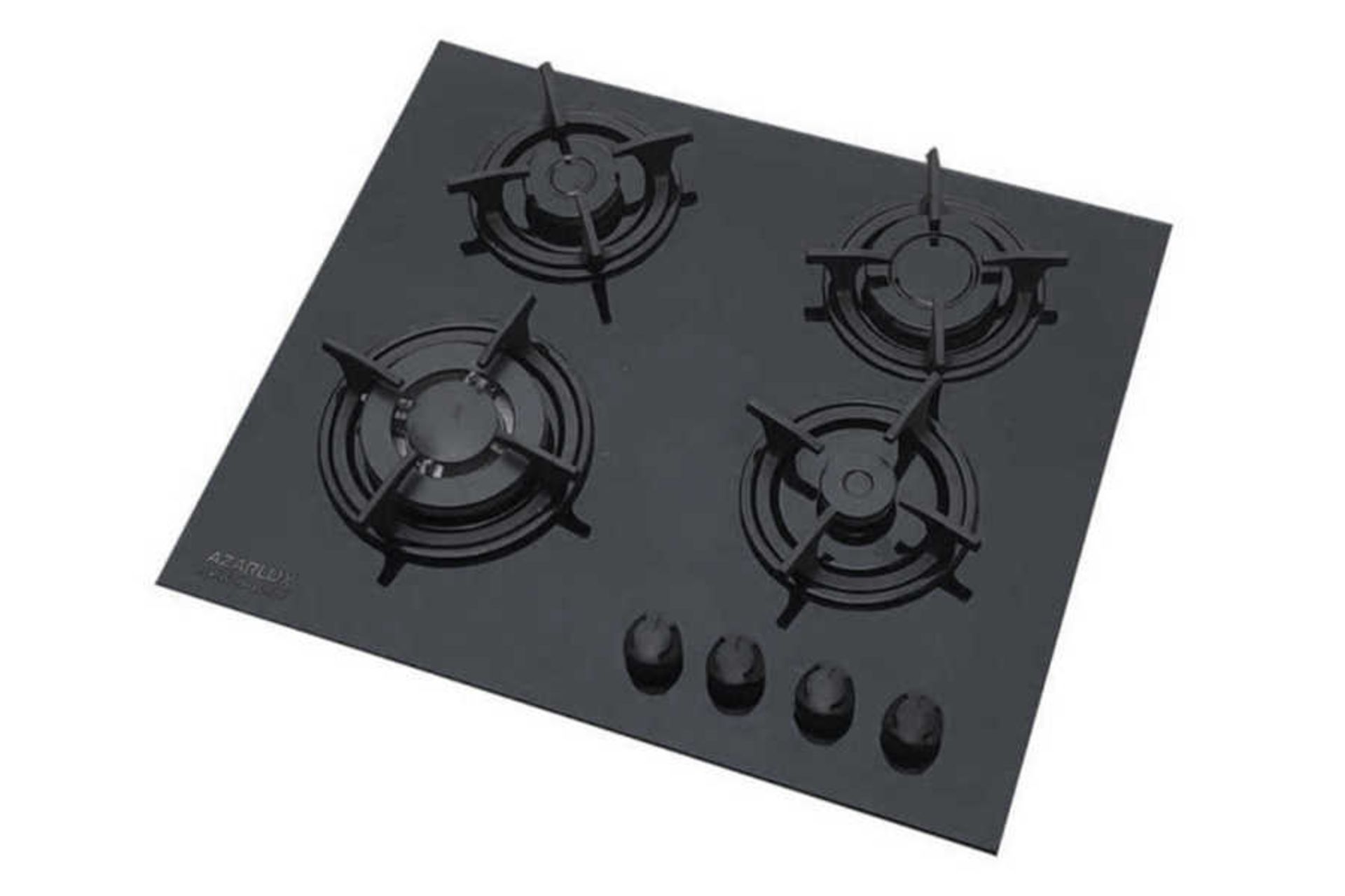 نمای سمت راست اجاق گاز صفحه ای آذرلوکس A04