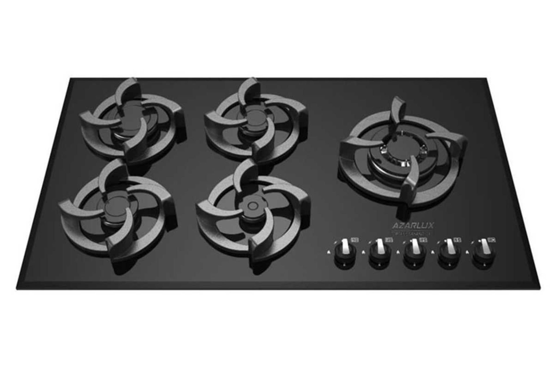 نمای جلوی اجاق گاز صفحه ای آذرلوکس GM10