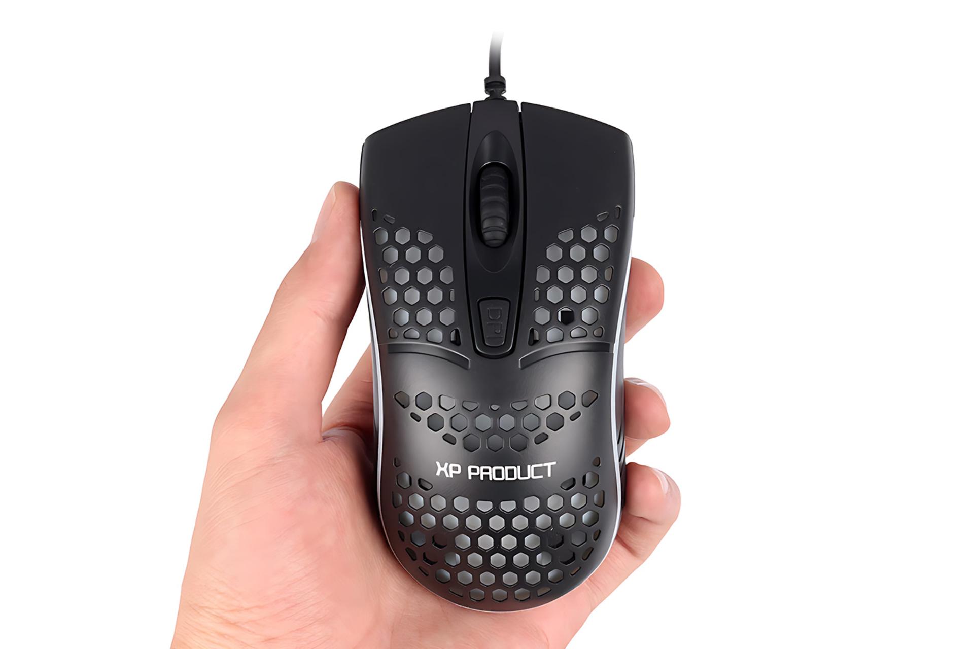 ابعاد ماوس ایکس پی پروداکت XP Product XP-G799N در دست