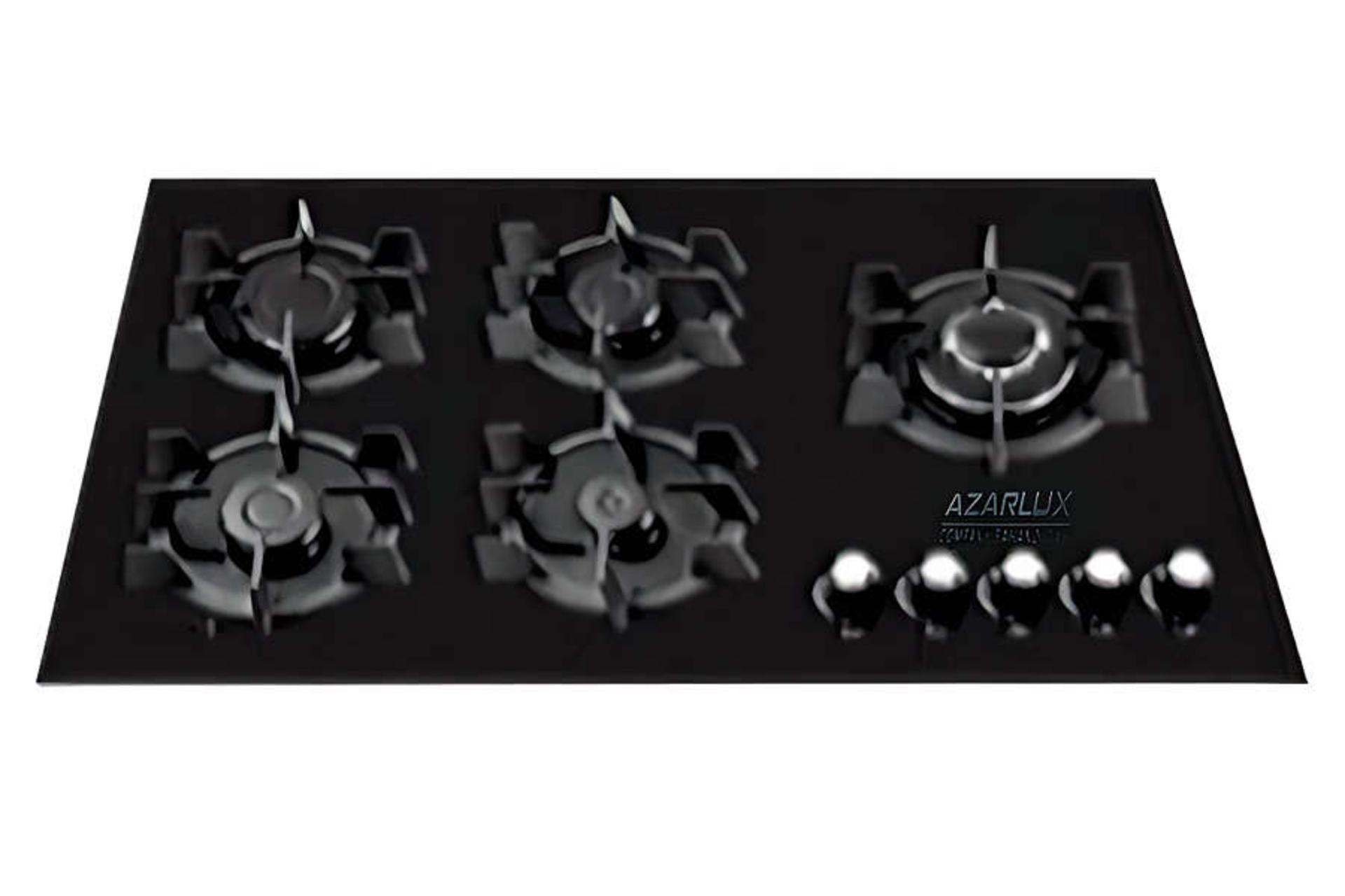 نمای بالای اجاق گاز صفحه ای آذرلوکس GM8