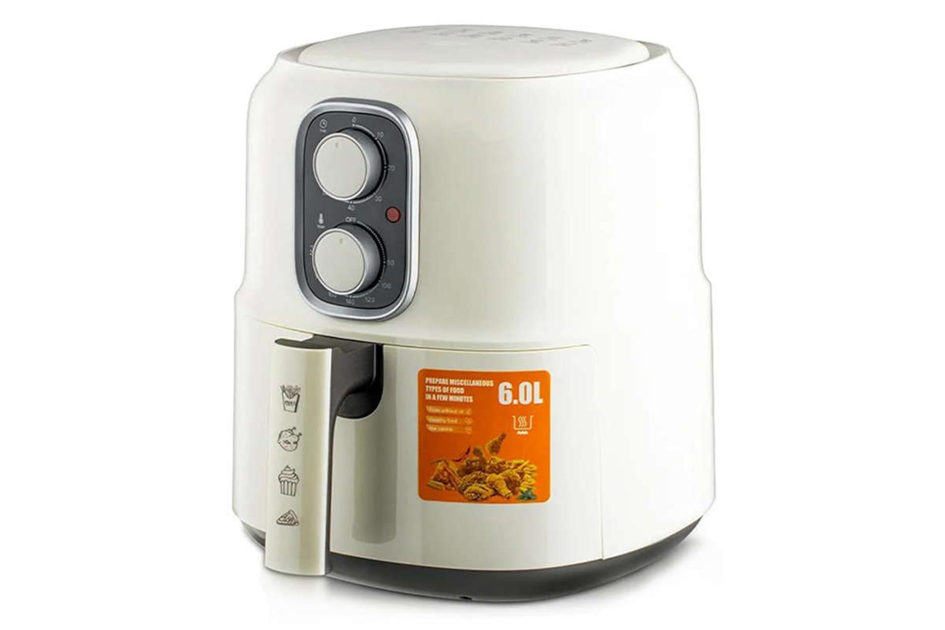 نمای سمت راست هواپز راف R.5361 رنگ سفید