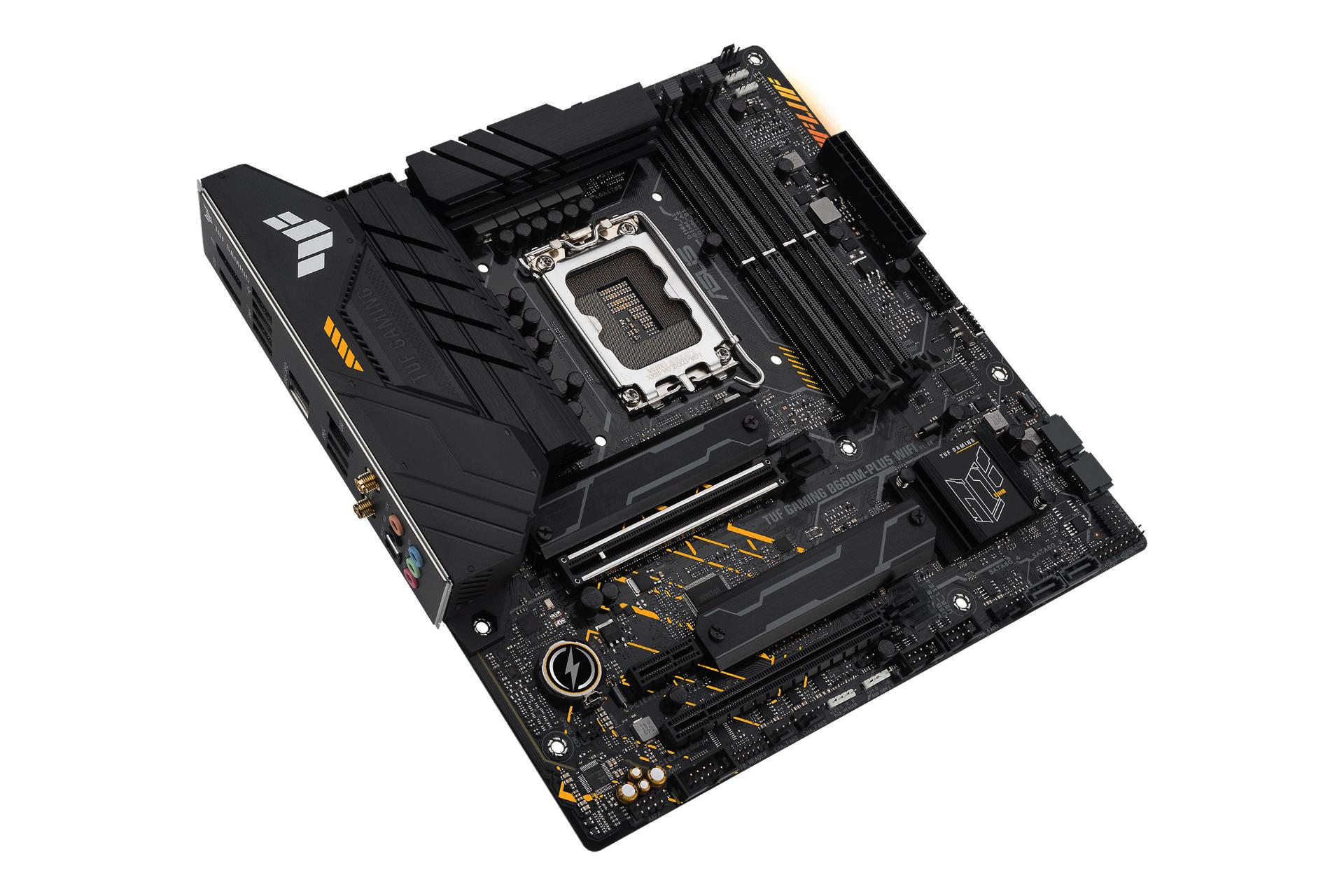 نمای کناری مادربرد ایسوس ASUS TUF GAMING B660M-PLUS WIFI